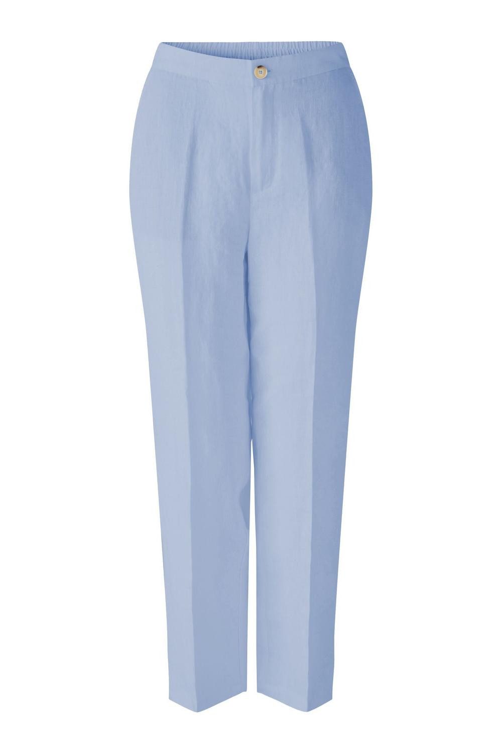 Oui Stoffhose Hose/Pants, light blue