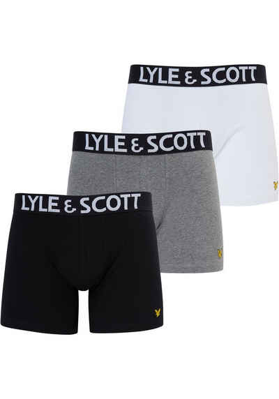 Lyle & Scott Боксерські чоловічі труси, боксерки DANIEL (Packung, 3-St) mit Logo-Elastikbund