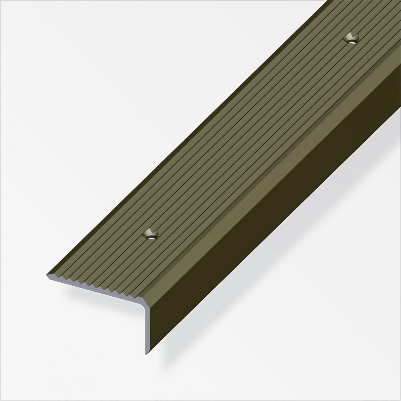 alfer Treppenstufen-Seitenblende alfer Treppenprofil 1 m, 41 x 23 mm Aluminium