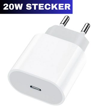 Zonoto Schnellladegerät 20W USB C passt für iPhone 11, 12, 13, 14, Pro, Xr Lightningkabel, (100 cm), Schnellladegerät, Schnellladefähigkeit, Robustes Design