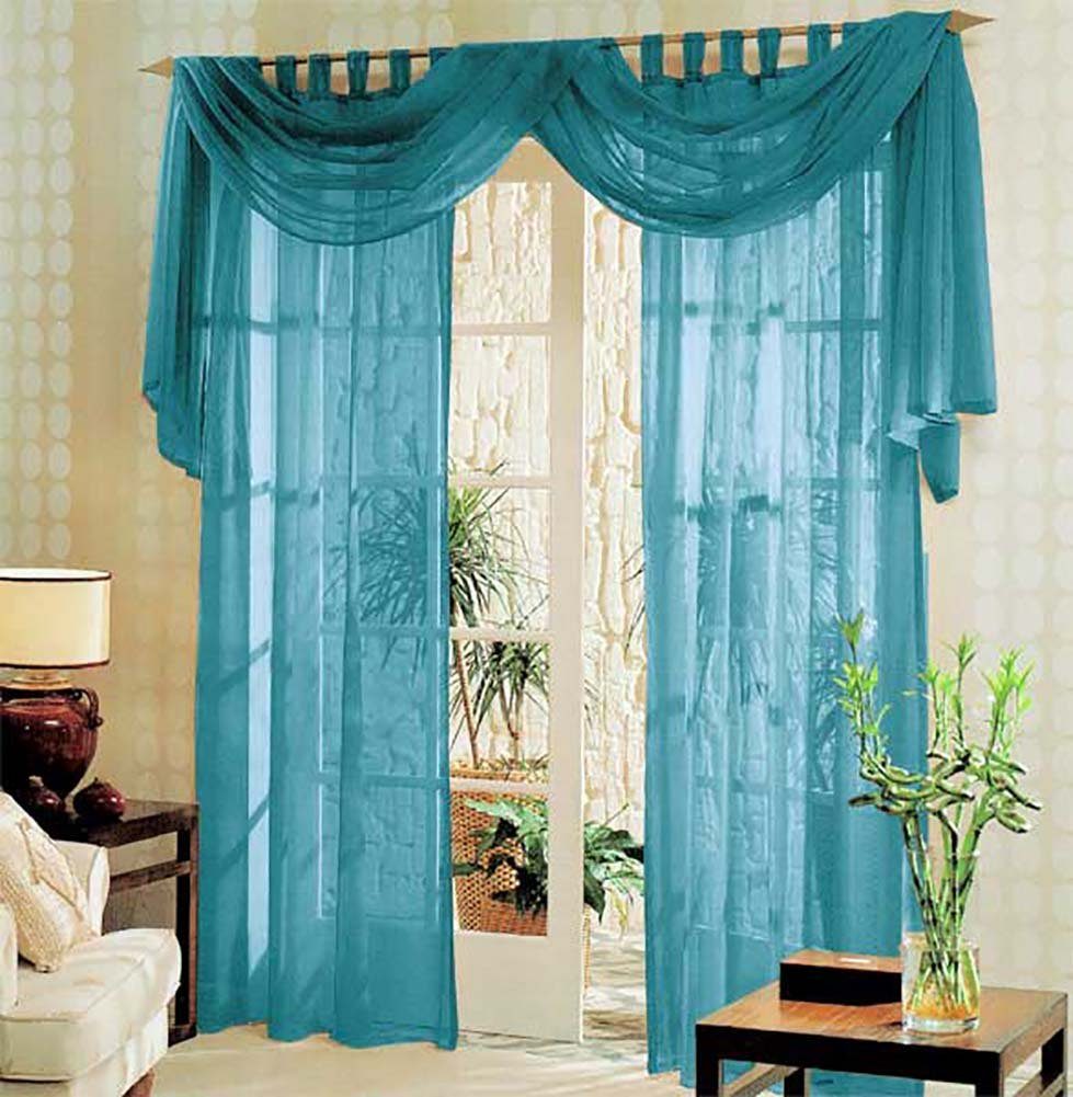 Gardinenbox Gardine (3 St), Schlaufen, transparent, Voile, Voile komplett G günstig online kaufen