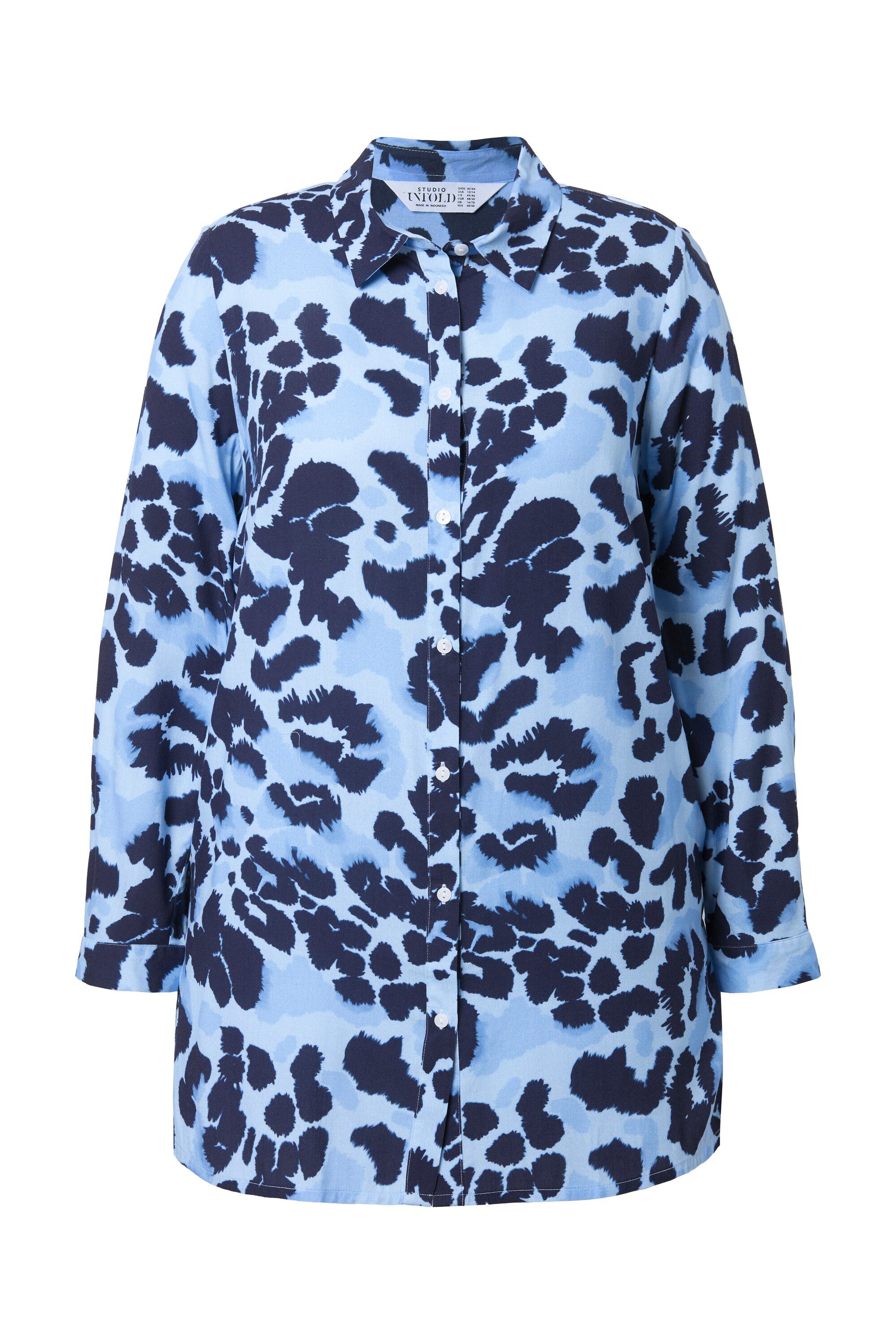 Studio Untold Longbluse Hemdbluse Boxy Shape Leo günstig online kaufen