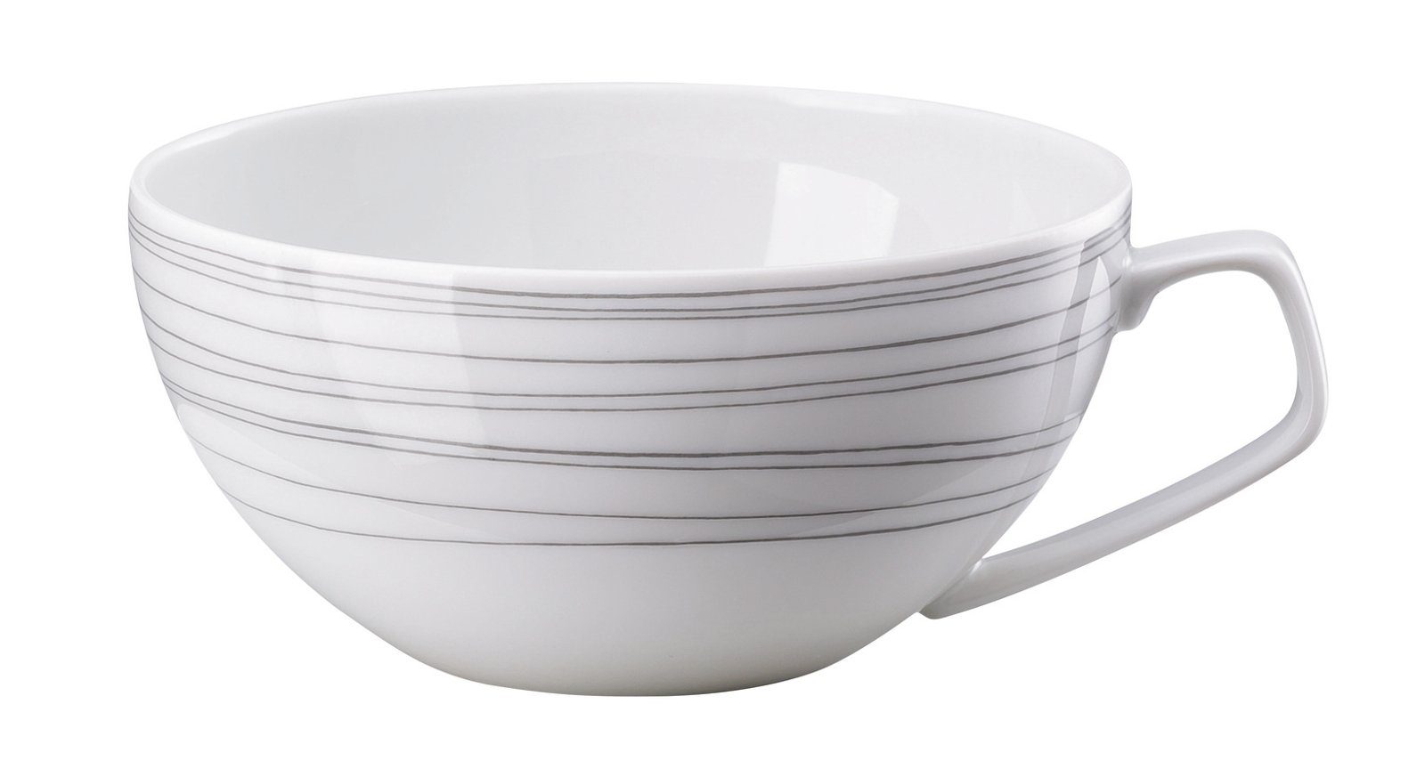 Rosenthal Tasse TAC Gropius Stripes 2.0 Tee-Obertasse 0,24 l, Porzellan, Tassen