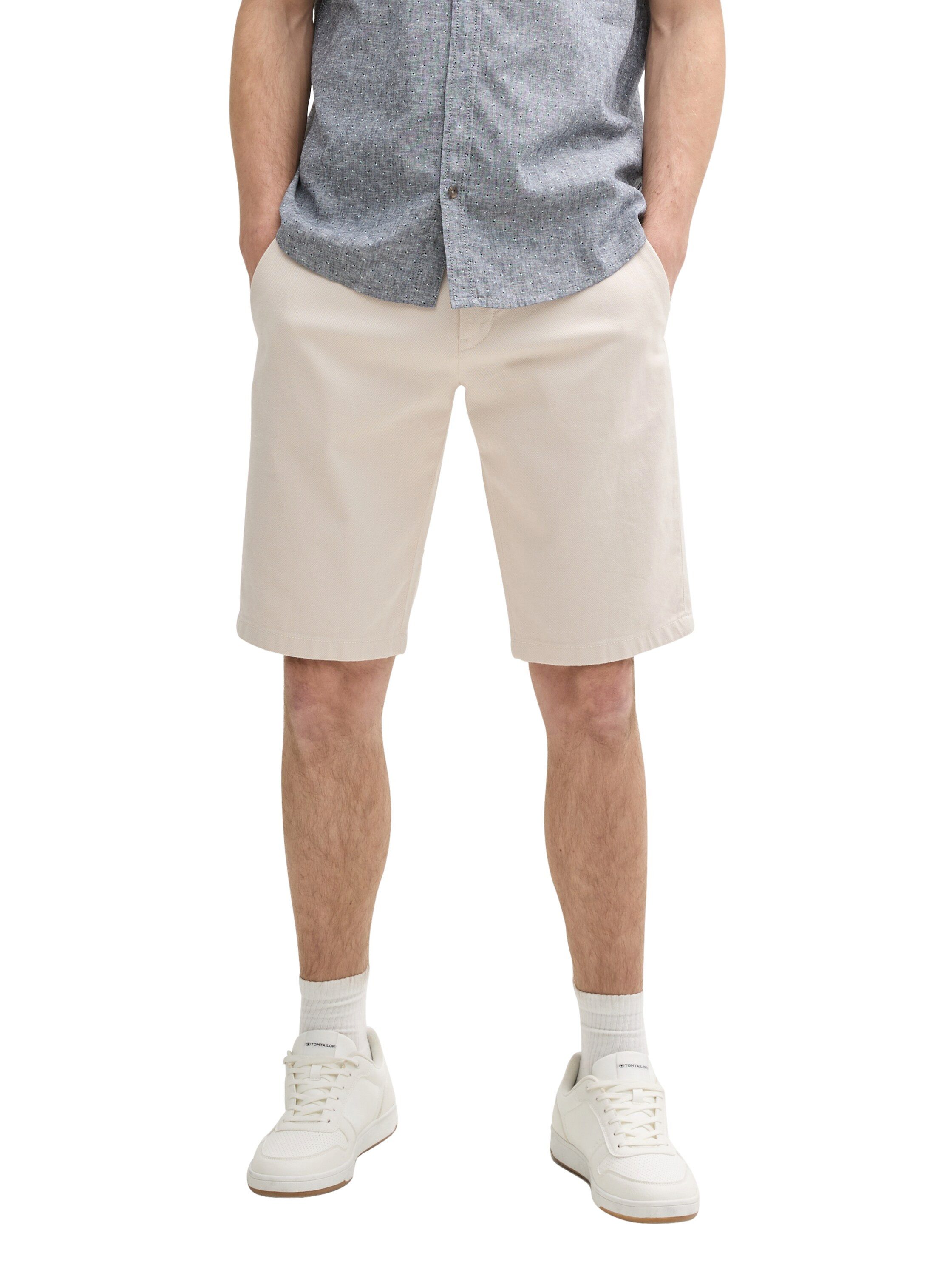 TOM TAILOR Chinoshorts Sommerhose mit Gürtel