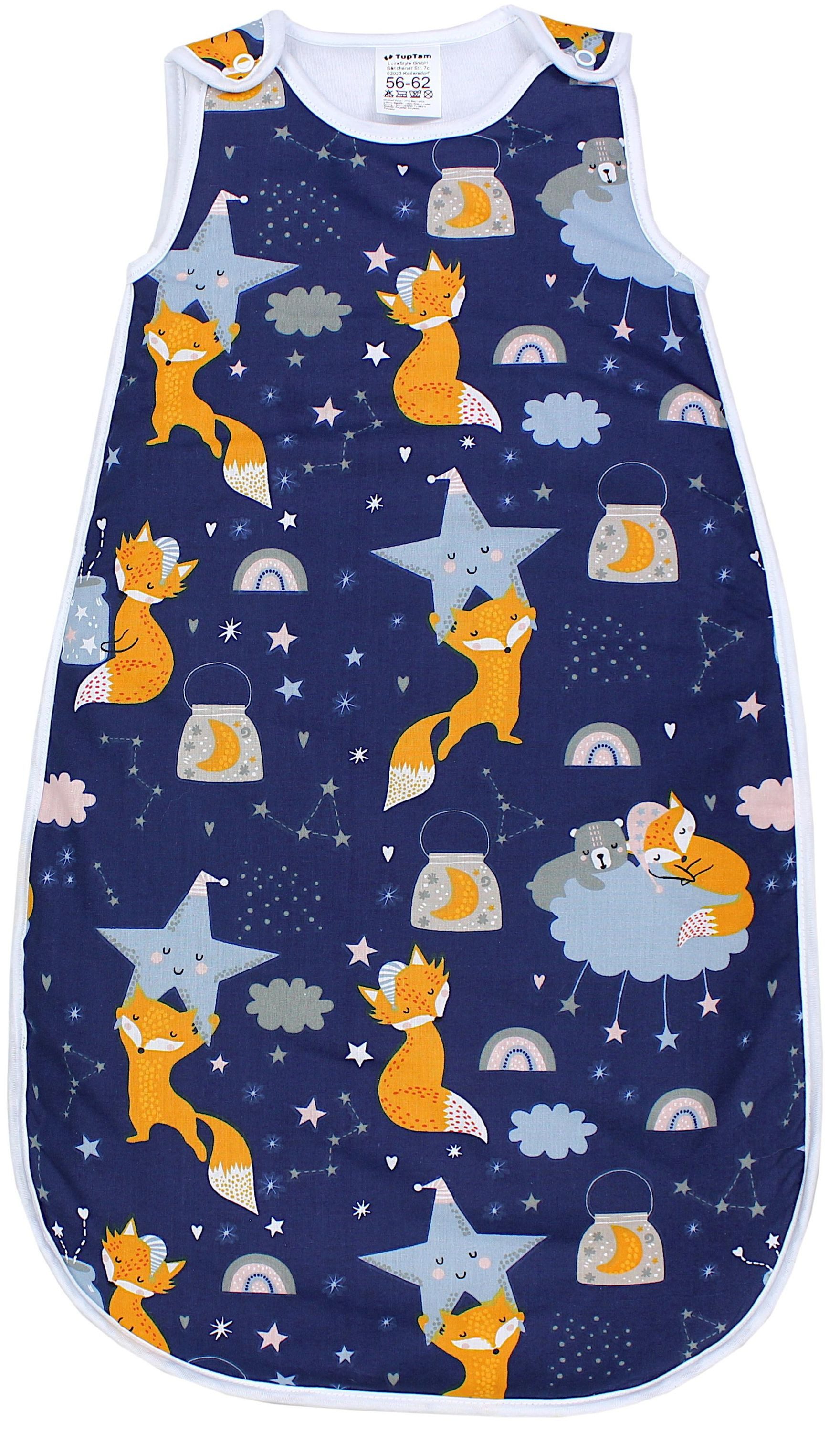 Babyschlafsack 2.5 TOG Seitlicher Reißverschluss Ärmellos