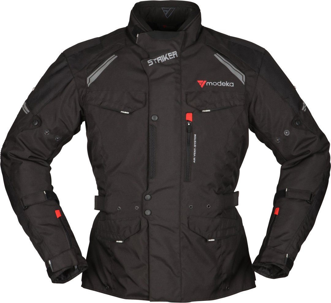 Modeka Motorradjacke Striker II Motorrad Textiljacke herausnehmbares Innenfutter,wasserdicht