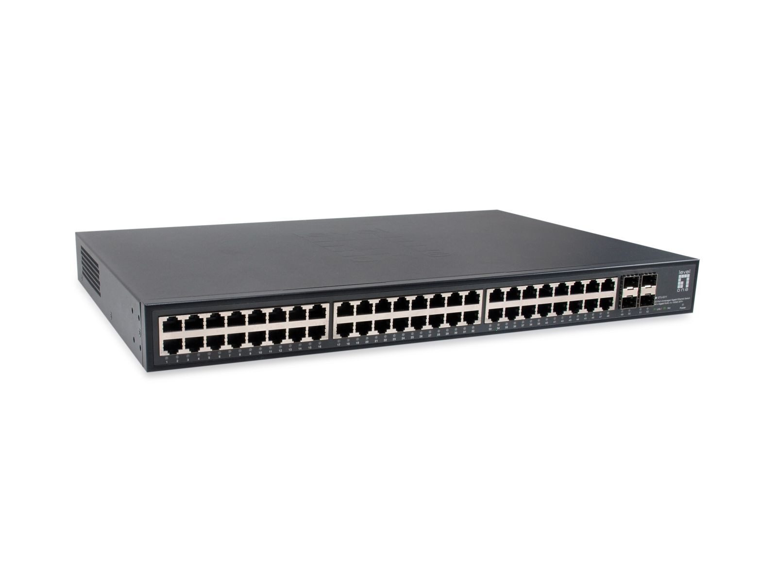 Levelone Switch 48x GE GTU-5211 4x10GSFP+19" - Switch Netzwerk-Switch