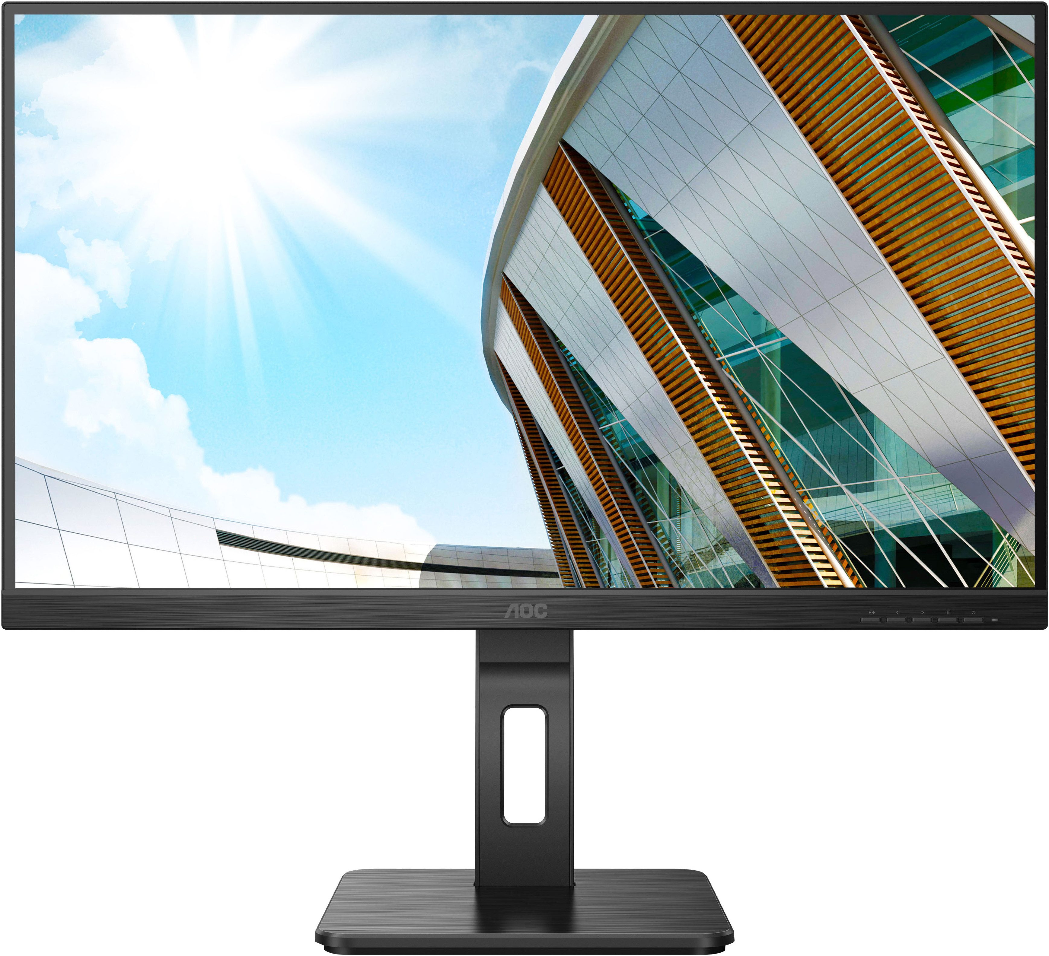 AOC Q27P2Q LED-Monitor (69 cm/27 ", 2560 x 1440 px, QHD, 4 ms Reaktionszeit, 75 Hz, LED)
