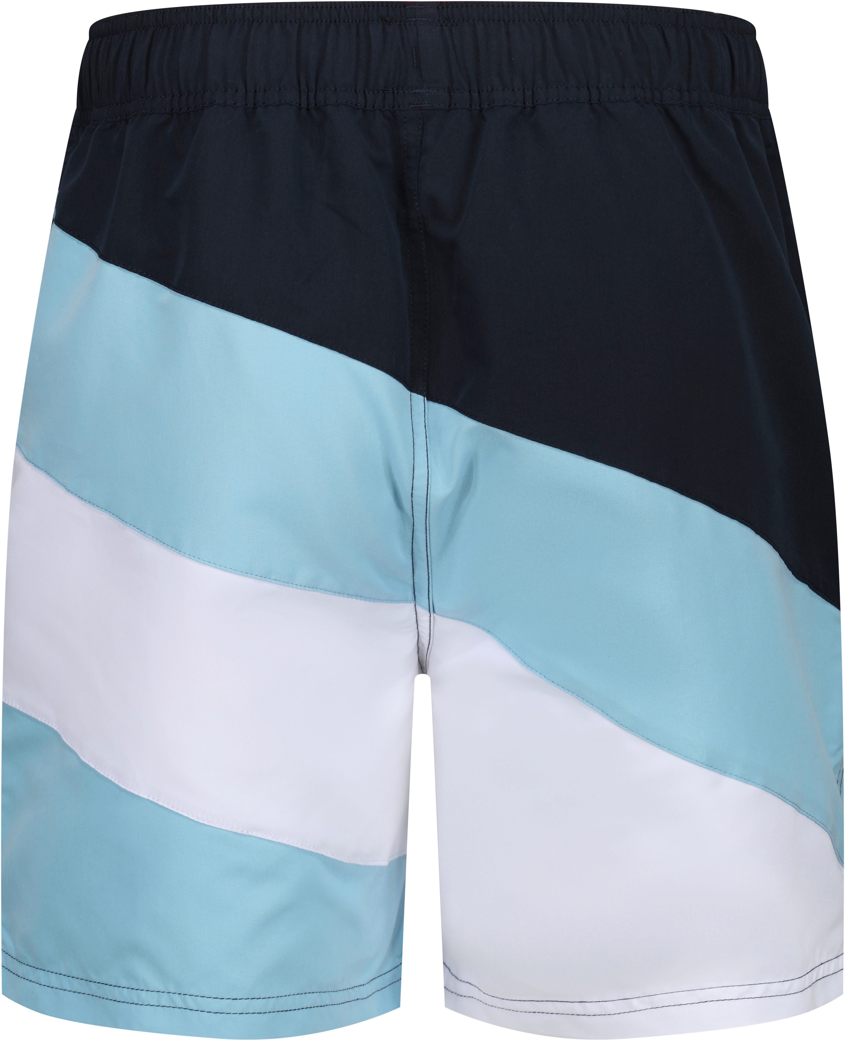 Reebok Badeshorts Ryan asymmetrisch gestreift, geteilter günstig online kaufen