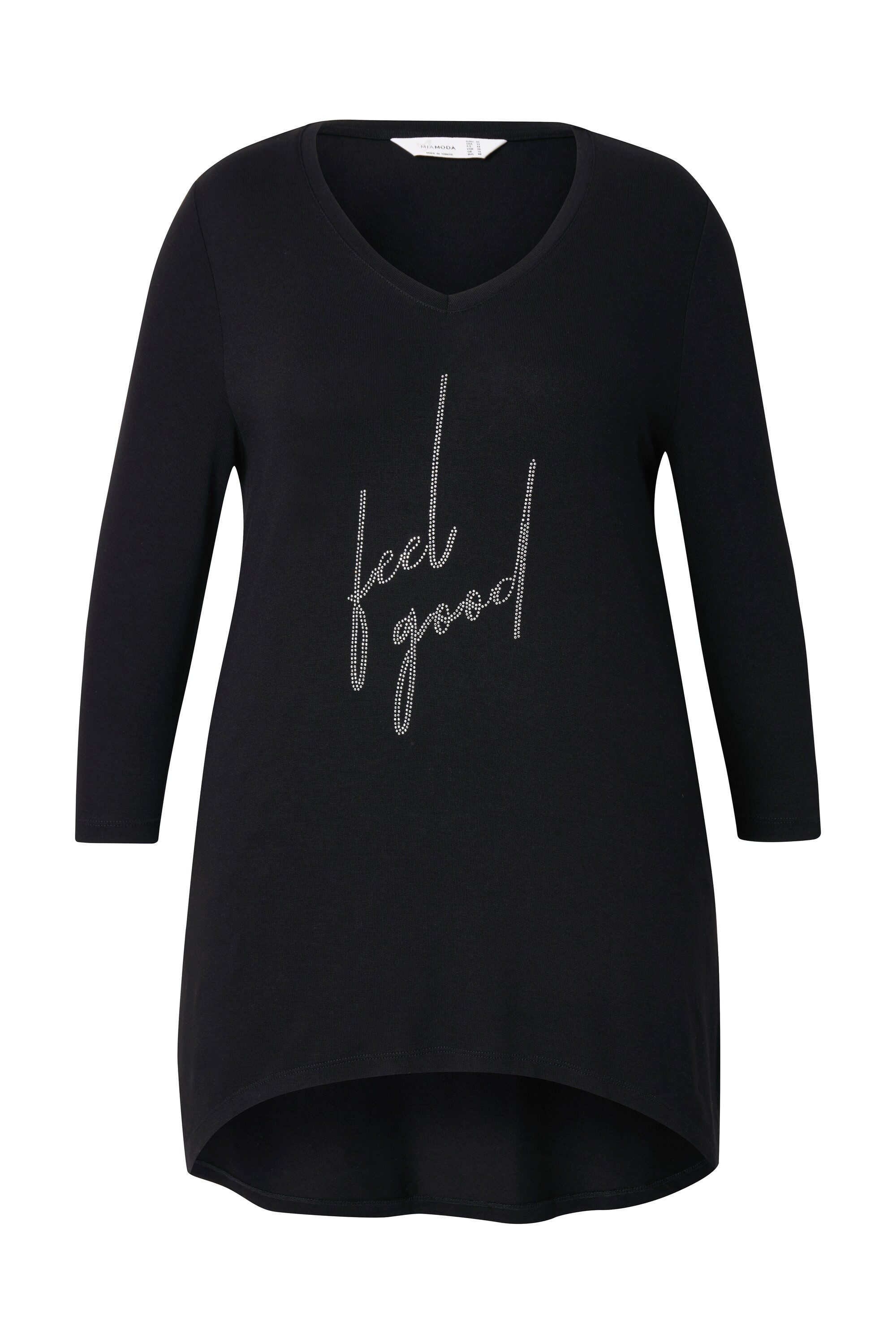 MIAMODA Longshirt T-Shirt A-Linie FEEL GOOD günstig online kaufen