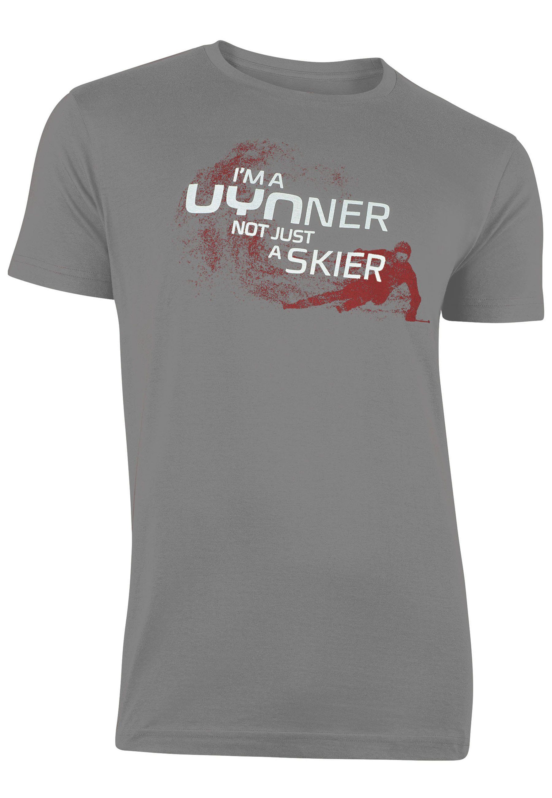 UYN T-Shirt Club Skier (1-tlg) grau