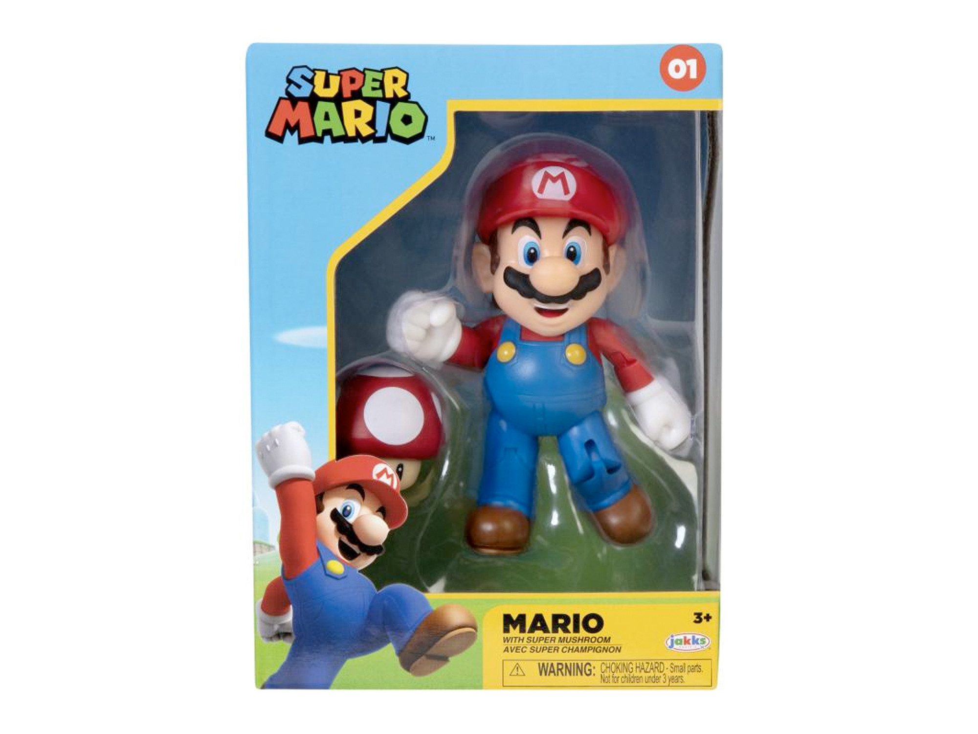 Nintendo Actionfigur Nintendo Super Mario Figur Mario in Sammlerbox, 10 cm