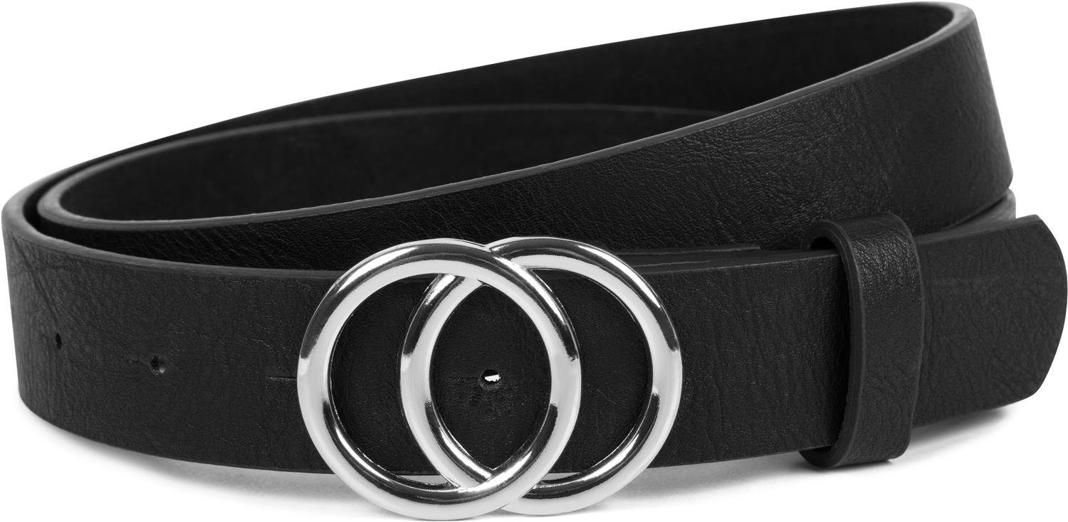 styleBREAKER Synthetikgürtel Gürtel mit Ringschnalle (1-St)
