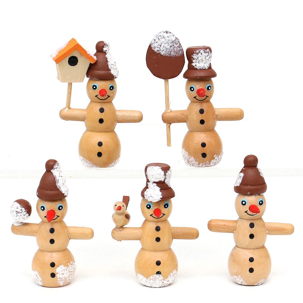 Dekohelden24 Brotkasten Pyramidenfiguren in verschiedenen Varianten, Holz, Pyramidenfiguren
