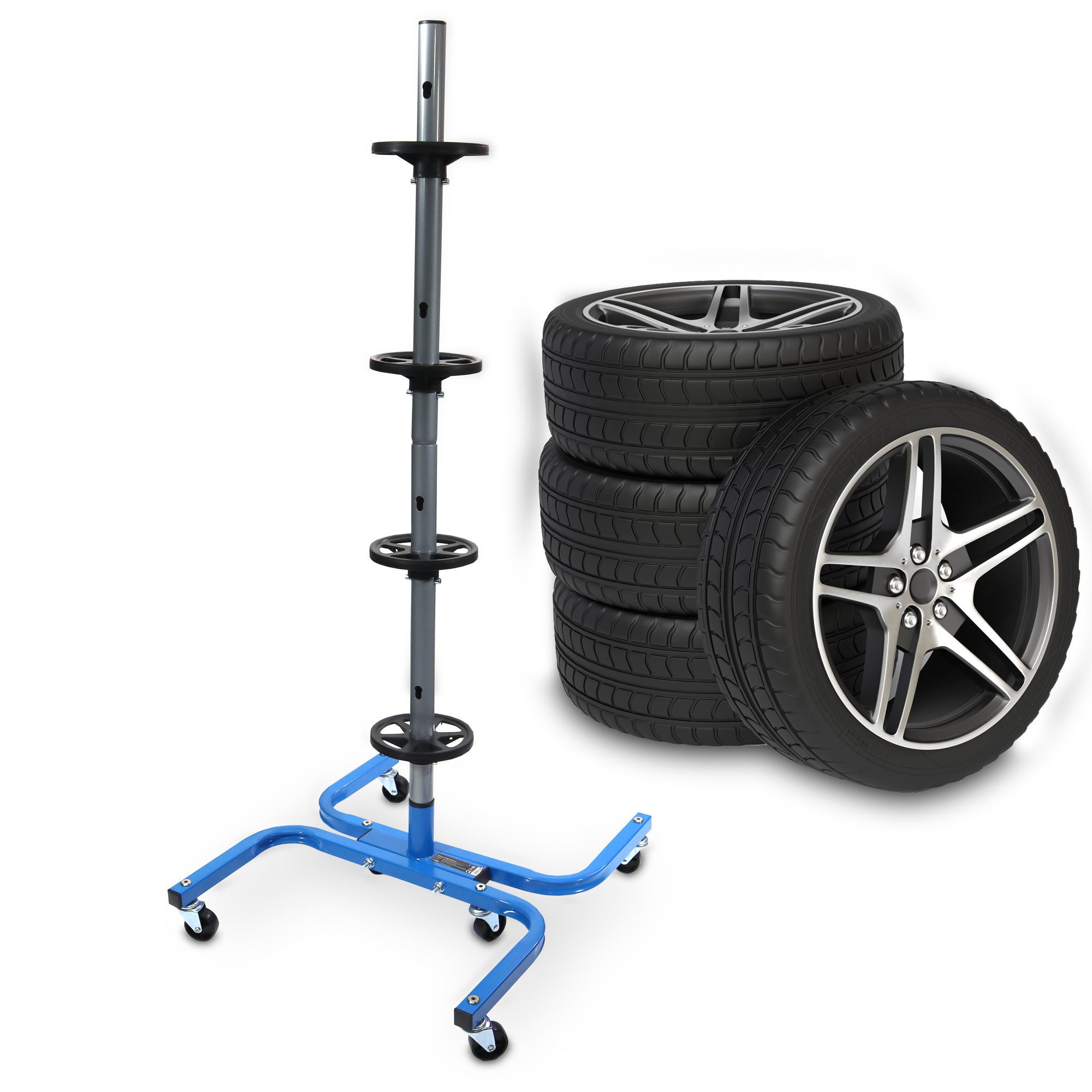 Bituxx Felgenbaum Bituxx Felgenbaum Blau/Schwarz, für -4 Reifen, bis 245 mm Reifenbreite, MS-19498