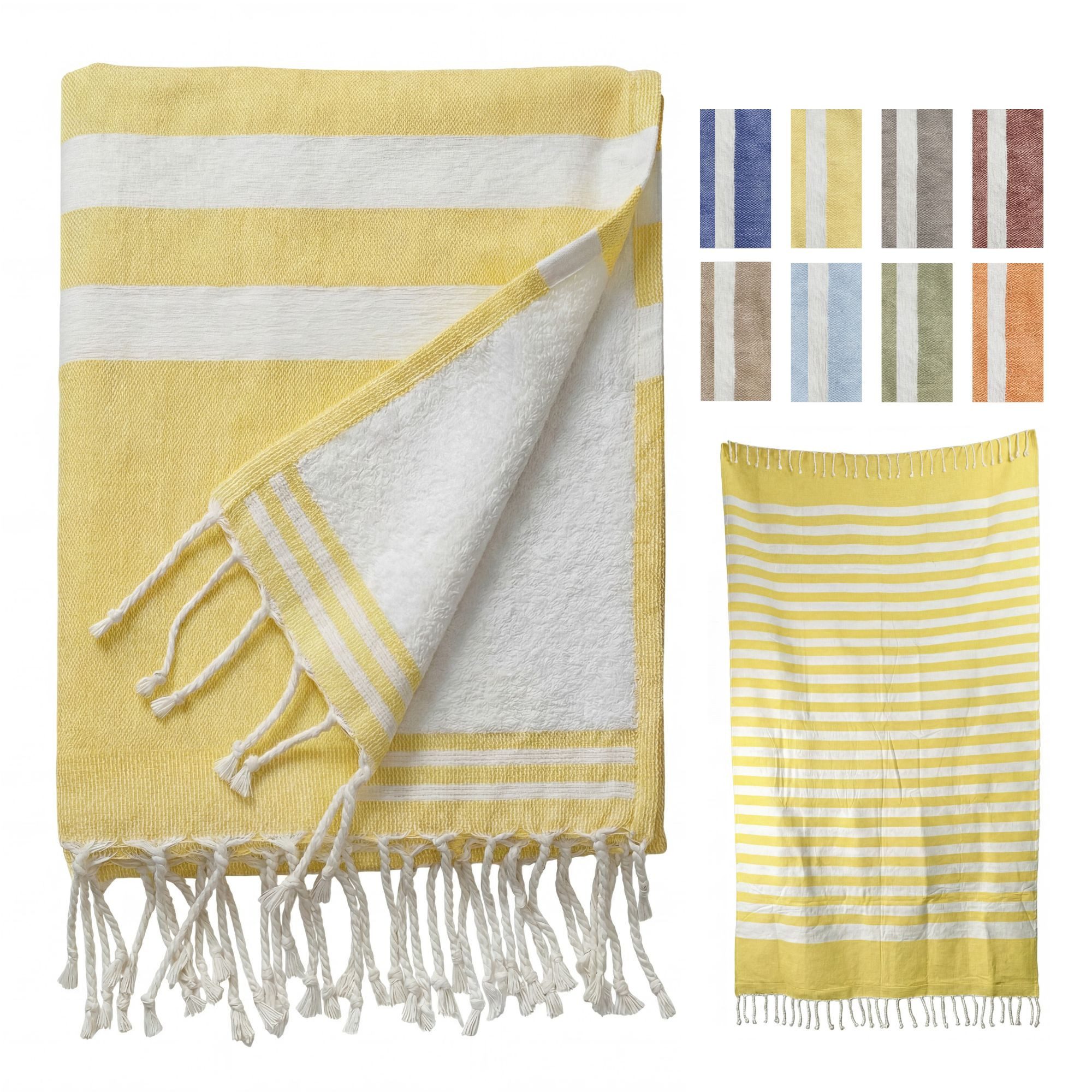 furora HOLIDAY Badetuch Saunahandtuch 100x200 cm Frottier - Badetuch XXL Strandhandtuch Groß, Frottee und Badetuch zugleich aus 100% Baumwolle in brillanten Farben