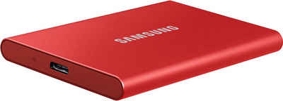 Samsung »Portable SSD T7« externe SSD (500 GB) 1050 MB/S Lesegeschwindigkeit, 1000 MB/S Schreibgeschwindigkeit