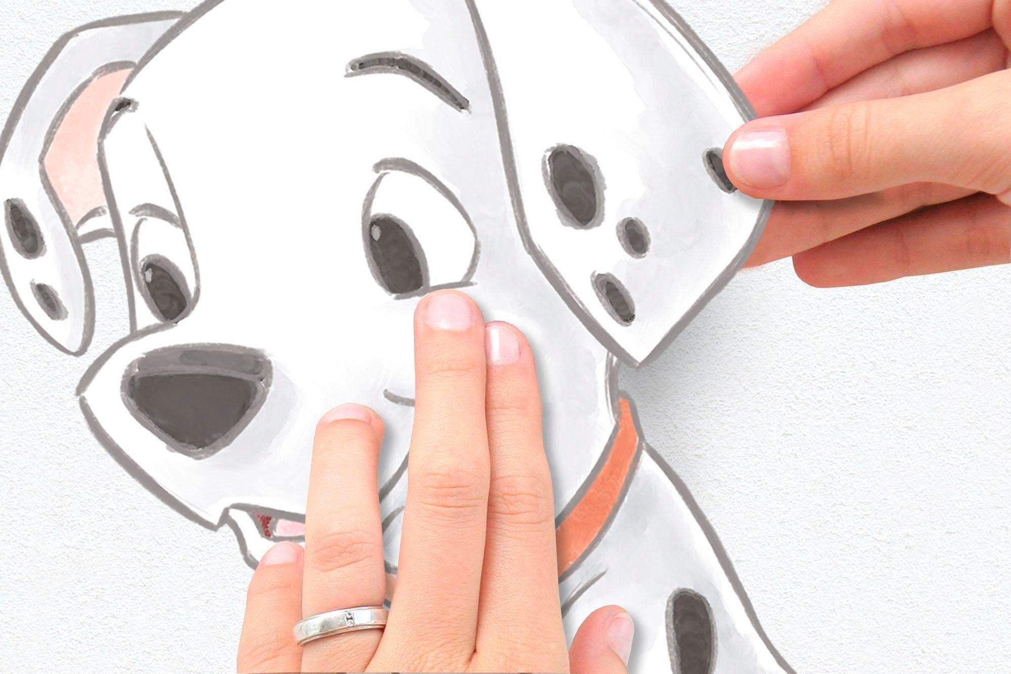 Komar Wandtattoo Best of Friends - Größe 50 x 70 cm, selbstklebend, Wandsticker, Kinderzimmer