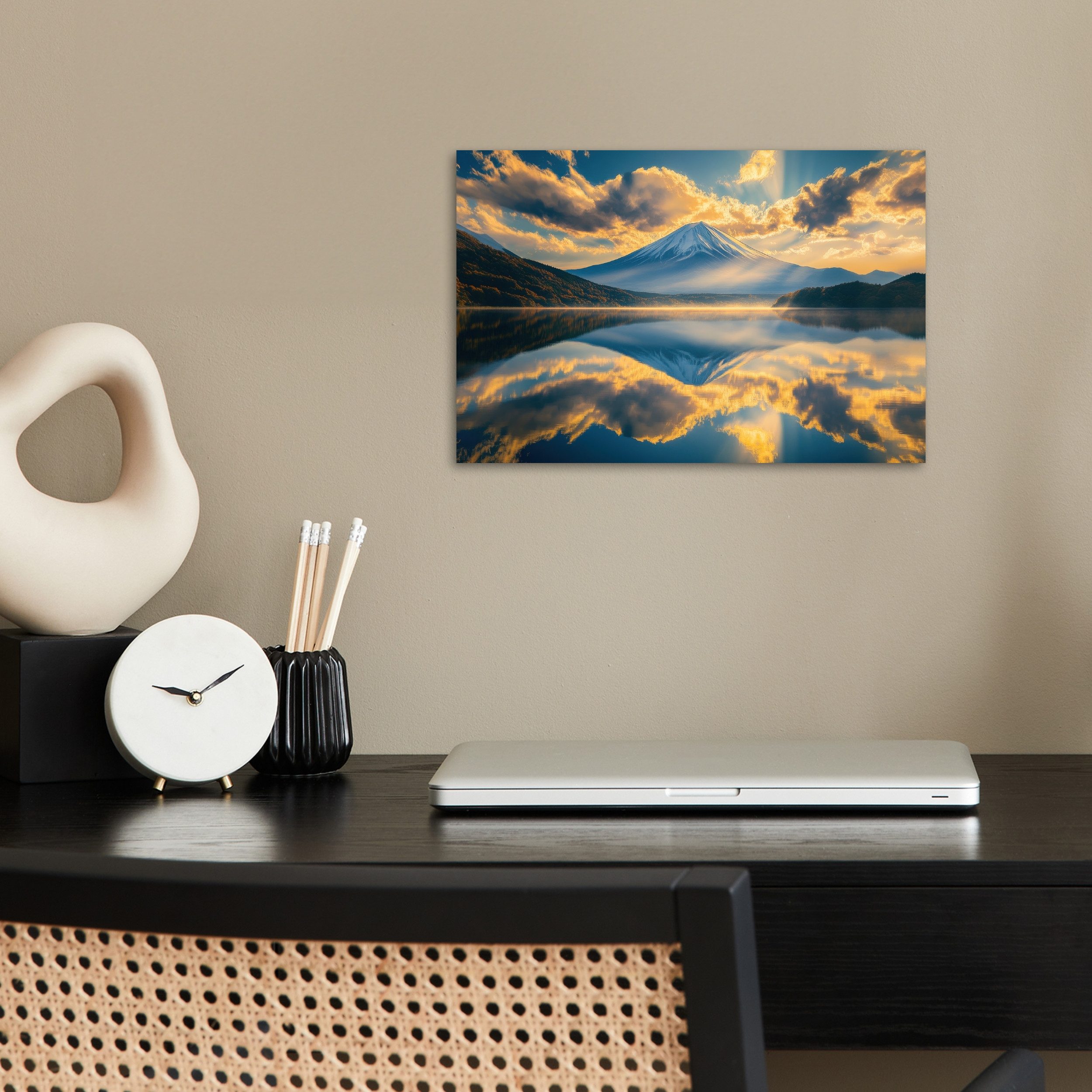 MuchoWow Poster Berg - Fluss - günstig online kaufen