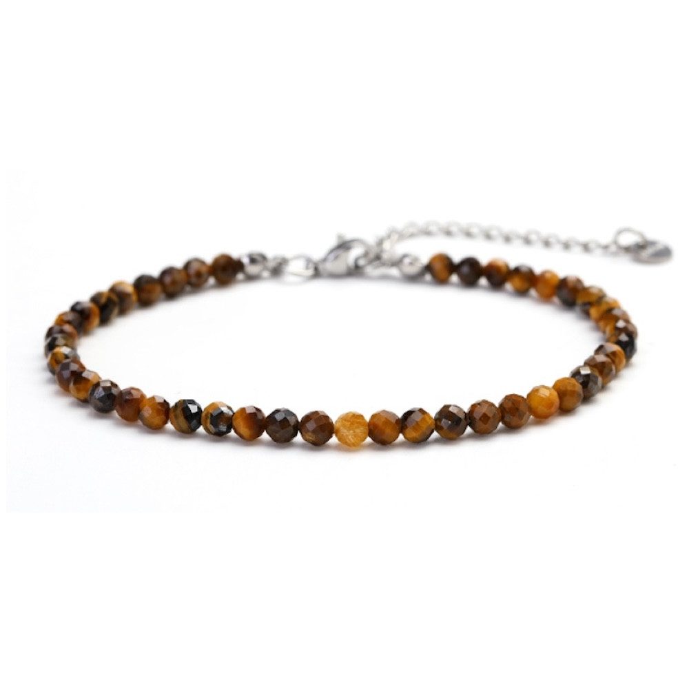 Kim Johanson Fußkette Naturstein Perlenfußkette (1-tlg), mit Edelstahlverschluss