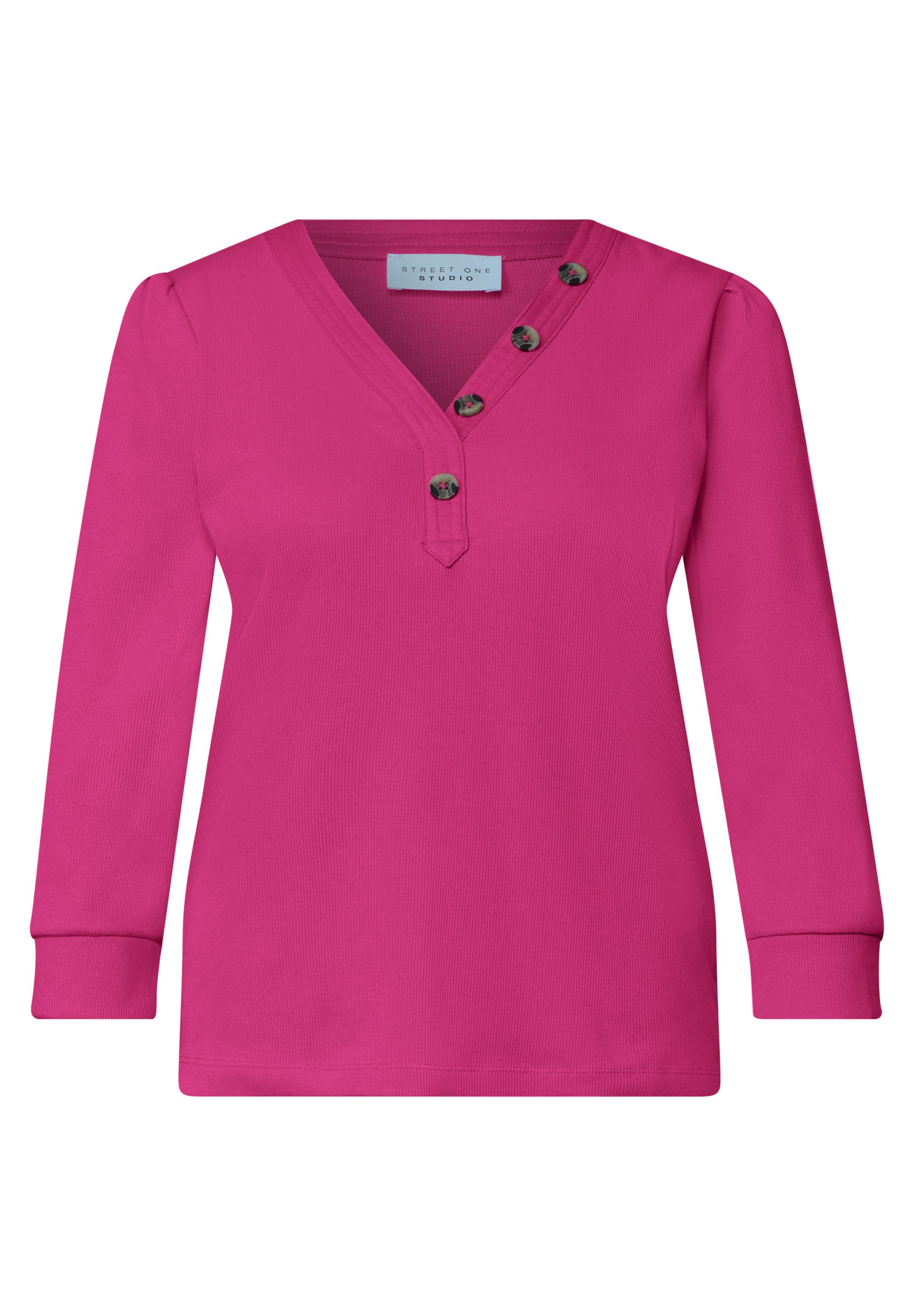 STREET ONE STUDIO 3/4-Arm-Shirt mit Knopfleiste – Bild 4 von 5