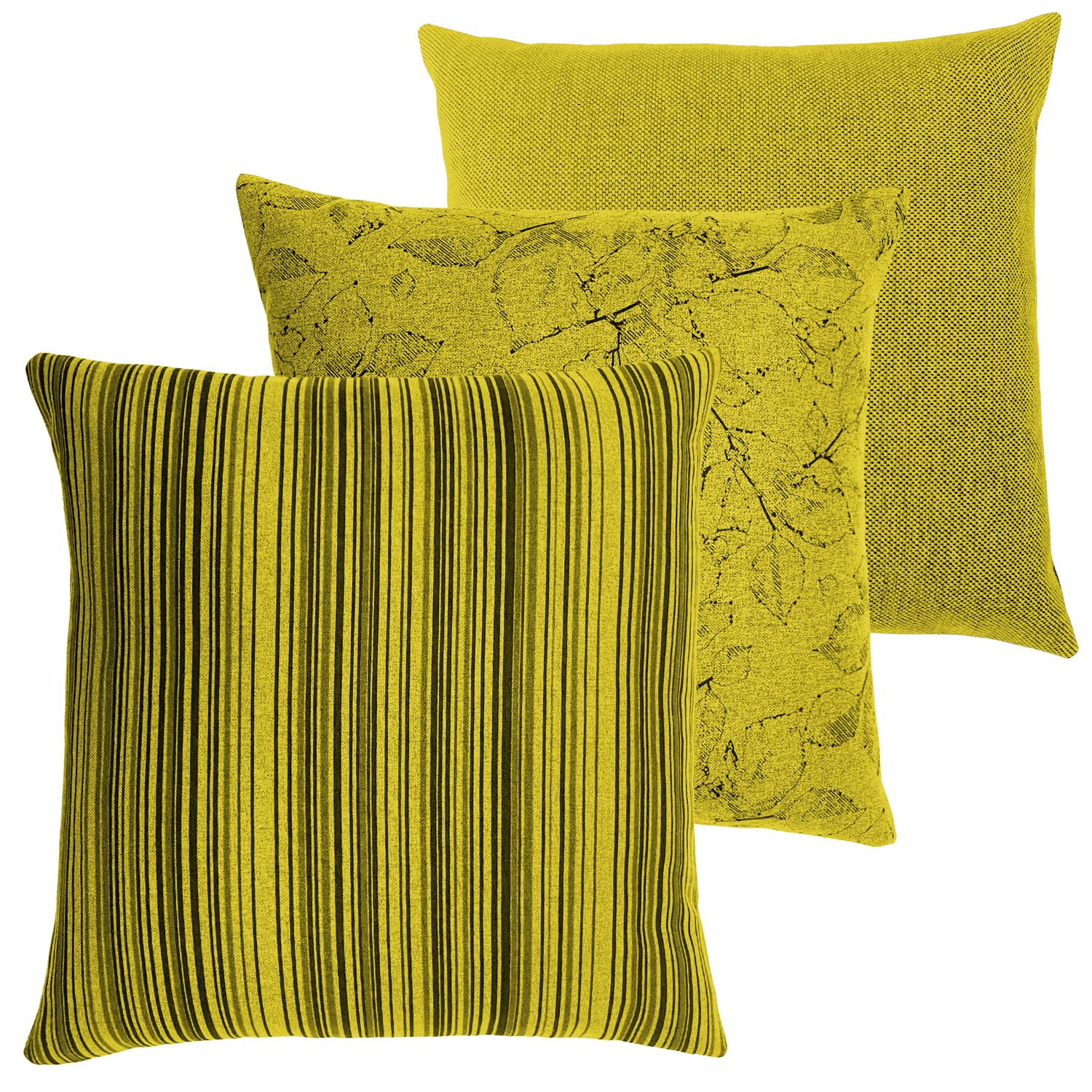 novely® Dekokissen 3er-SET DEKOKISSEN MALCHIN Kuschelweiche Sofakissen - Kissenbezug in 4, Kuschelweich, Robust, Pflegeleicht