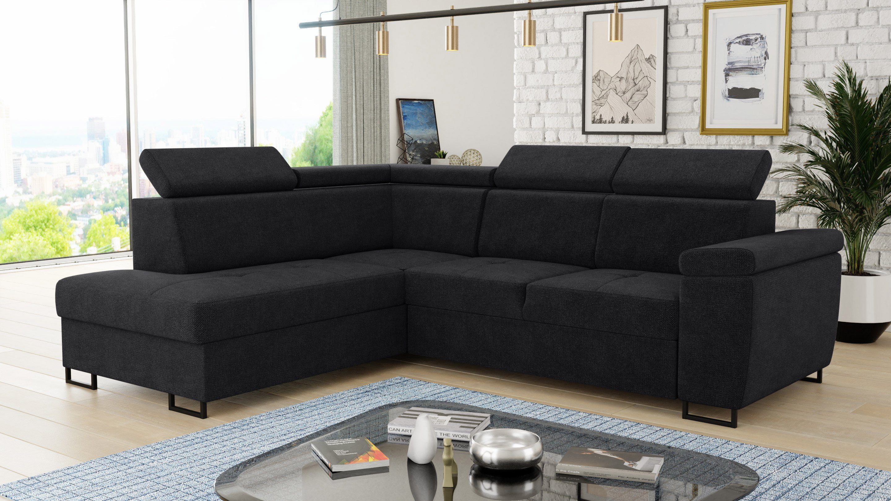 Sofnet Ecksofa Natan, mit Schlaffunktion und günstig online kaufen