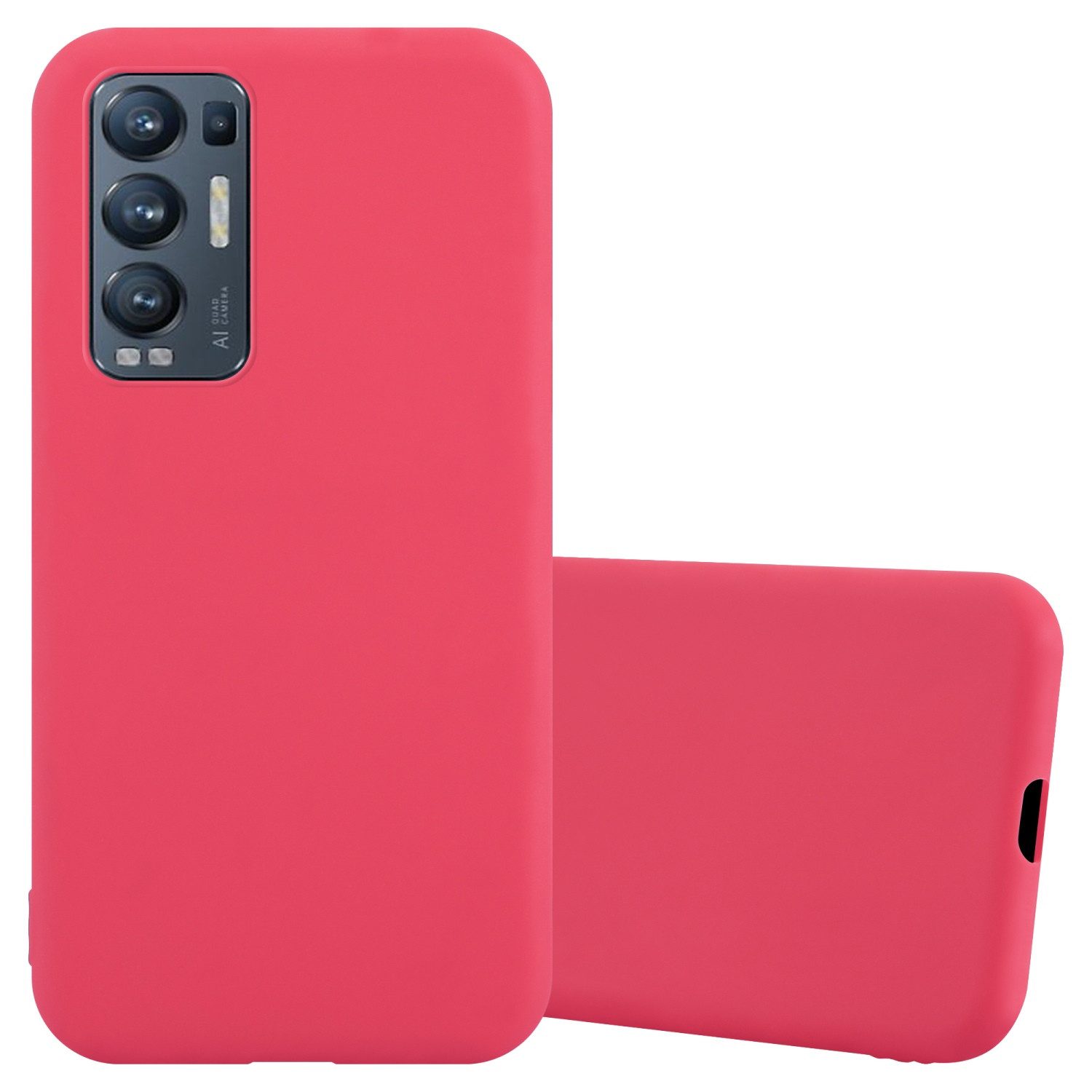 Cadorabo Handyhülle für Oppo FIND X3 NEO Hülle Oppo FIND X3 NEO, Flexible TPU Silikon Handy Schutzhülle - Hülle - ultra slim