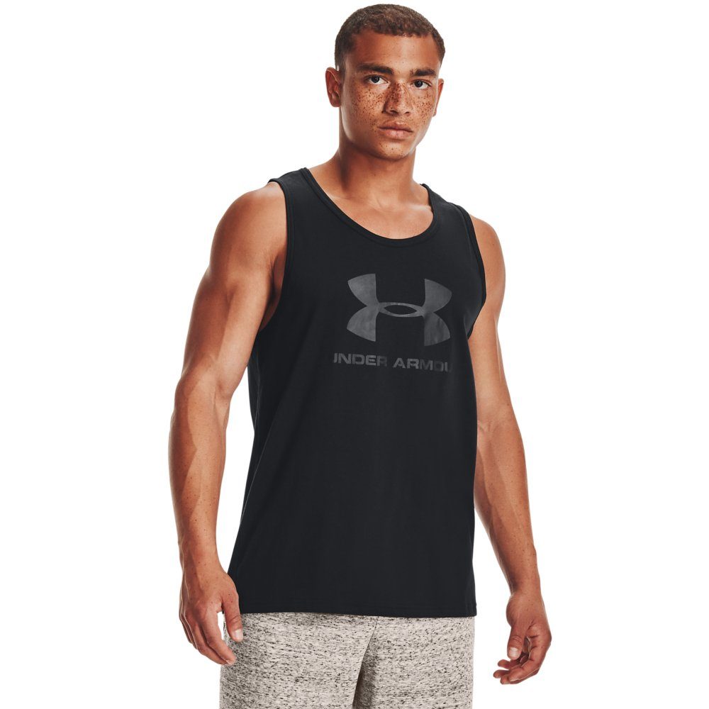 LOGO Tanktop schwarz Under UA Armour® SPORTSTYLE TANK