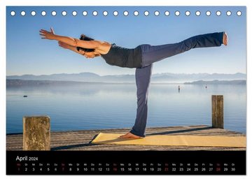 CALVENDO Wandkalender Yoga (Tischkalender 2024 DIN A5 quer), CALVENDO Monatskalender