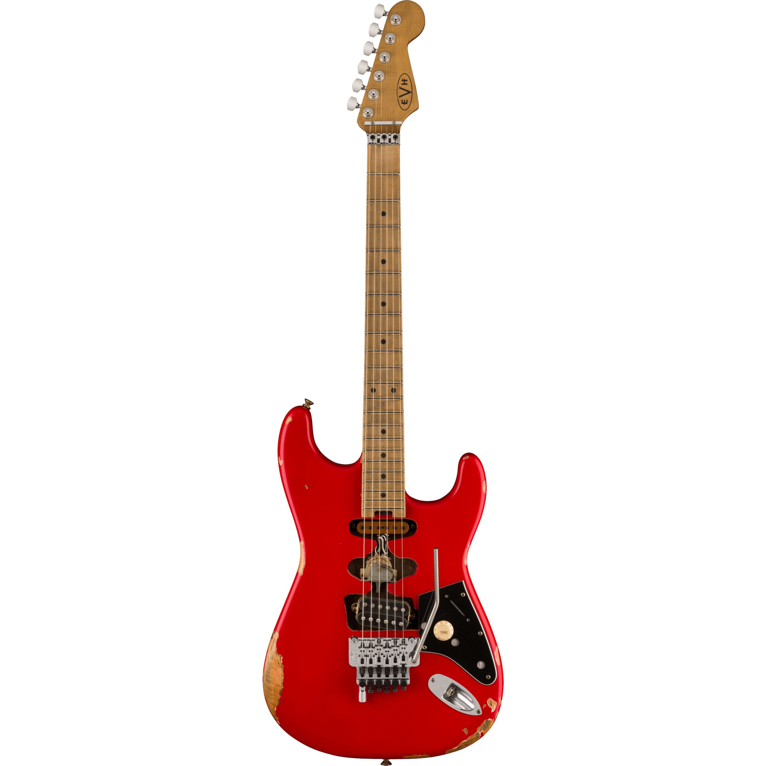 EVH E-Gitarre, Frankenstein MN Red - Signature Electric Guitar, E-Gitarren, Signature-Modelle, Frankenstein Relic MN Red - Signature E-Gitarre