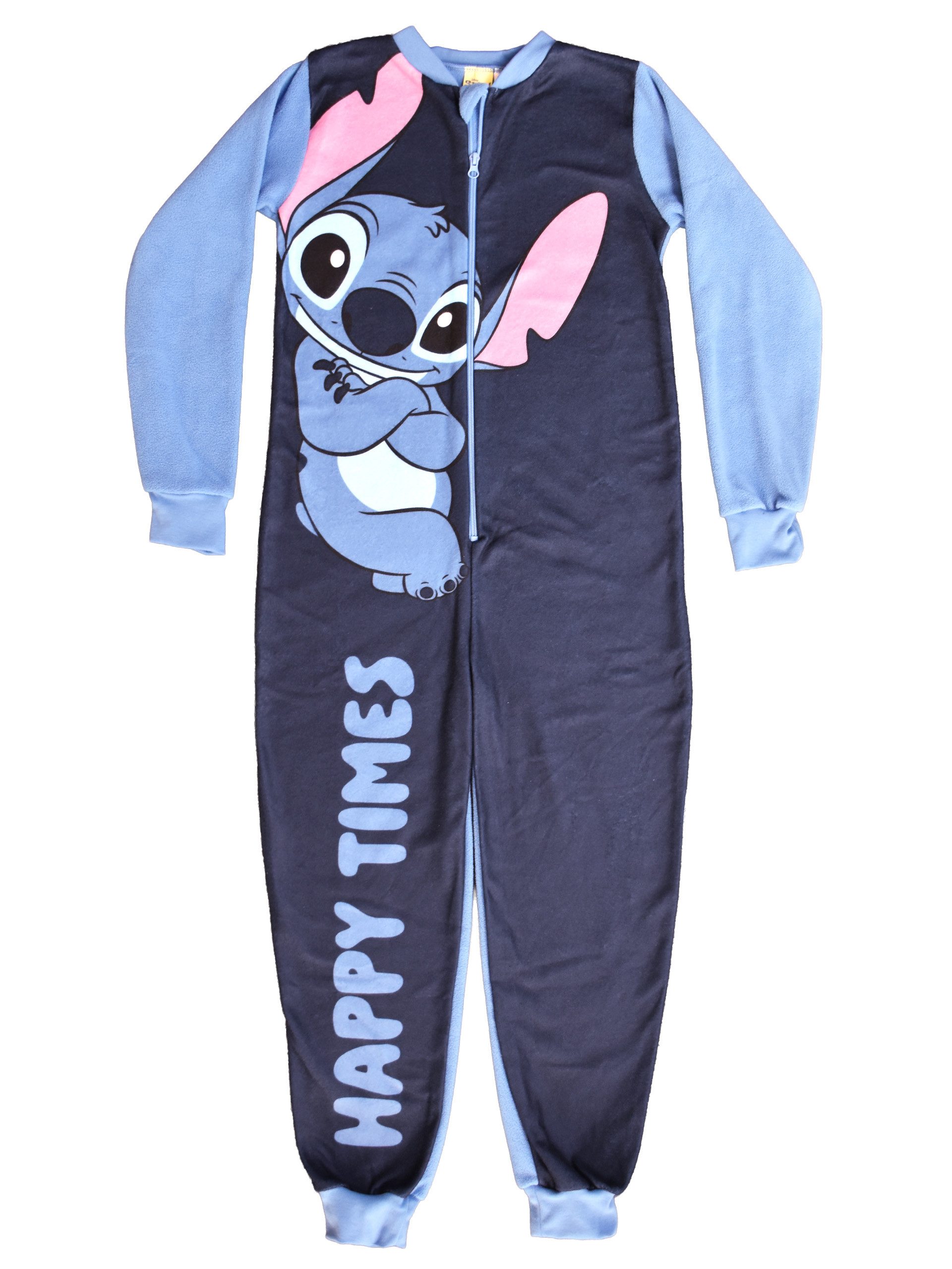 United Labels® Jumpsuit Lilo & Stitch Jumpsuit Happy Times Overall Pyjama Schlafanzug – Bild 2 von 5