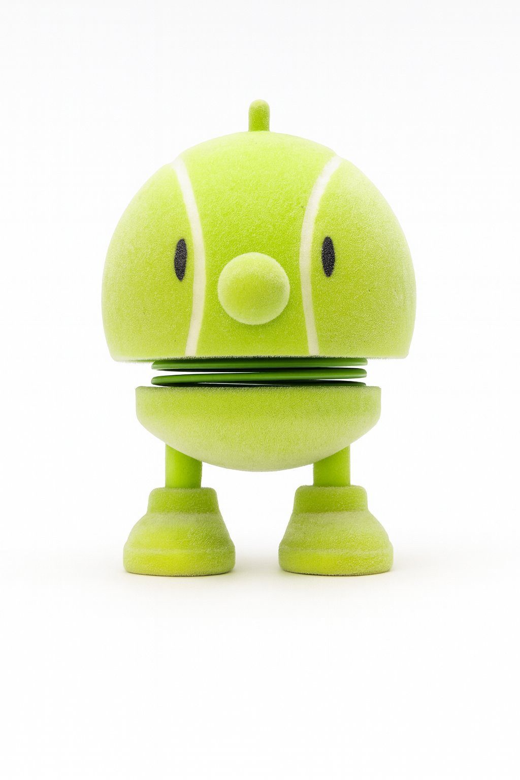 WestCraft Dekofigur Hoptimist Bumble Kult Deko aus Dänemark mit Feder, Bringt gute Laune (1 St), Designklassiker Figur & Glücksbringer mit wippender Federmechanik