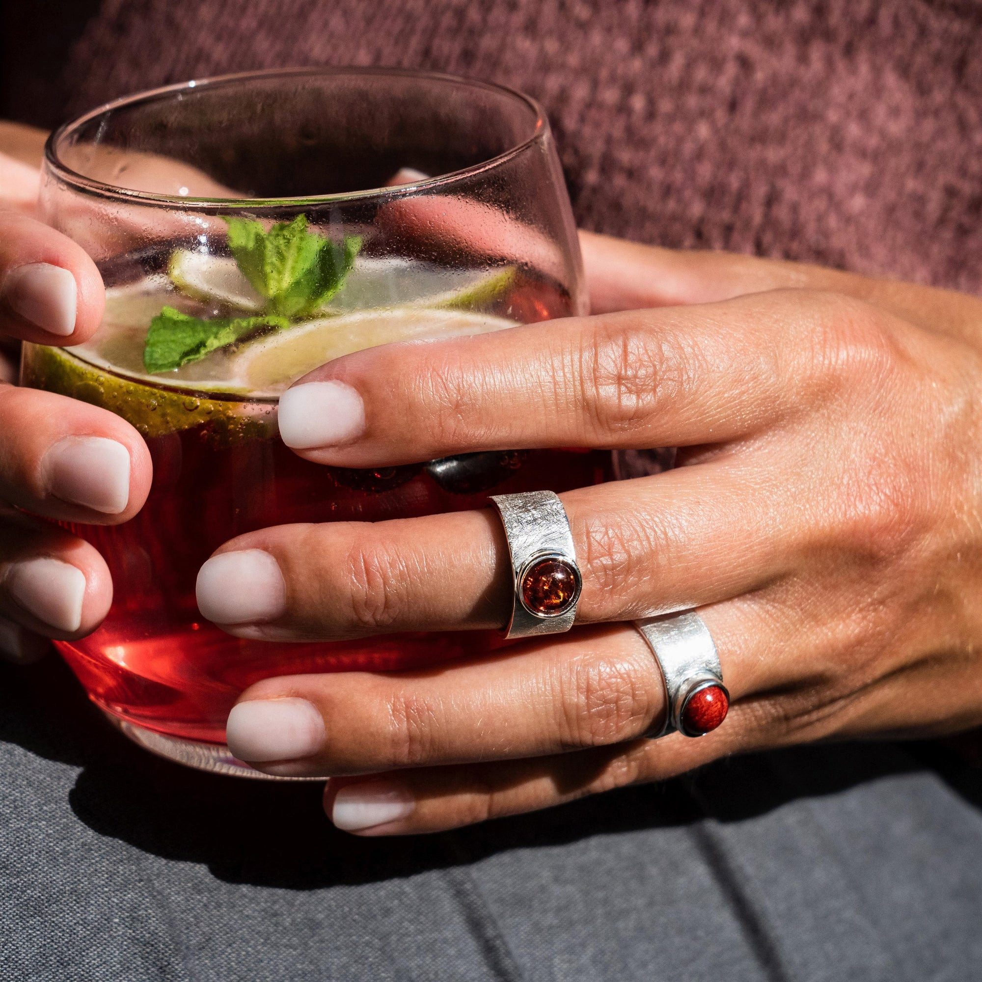 DUR Fingerring DUR Schmuck: Ring "Betty" mit Bernstein R5716 günstig online kaufen