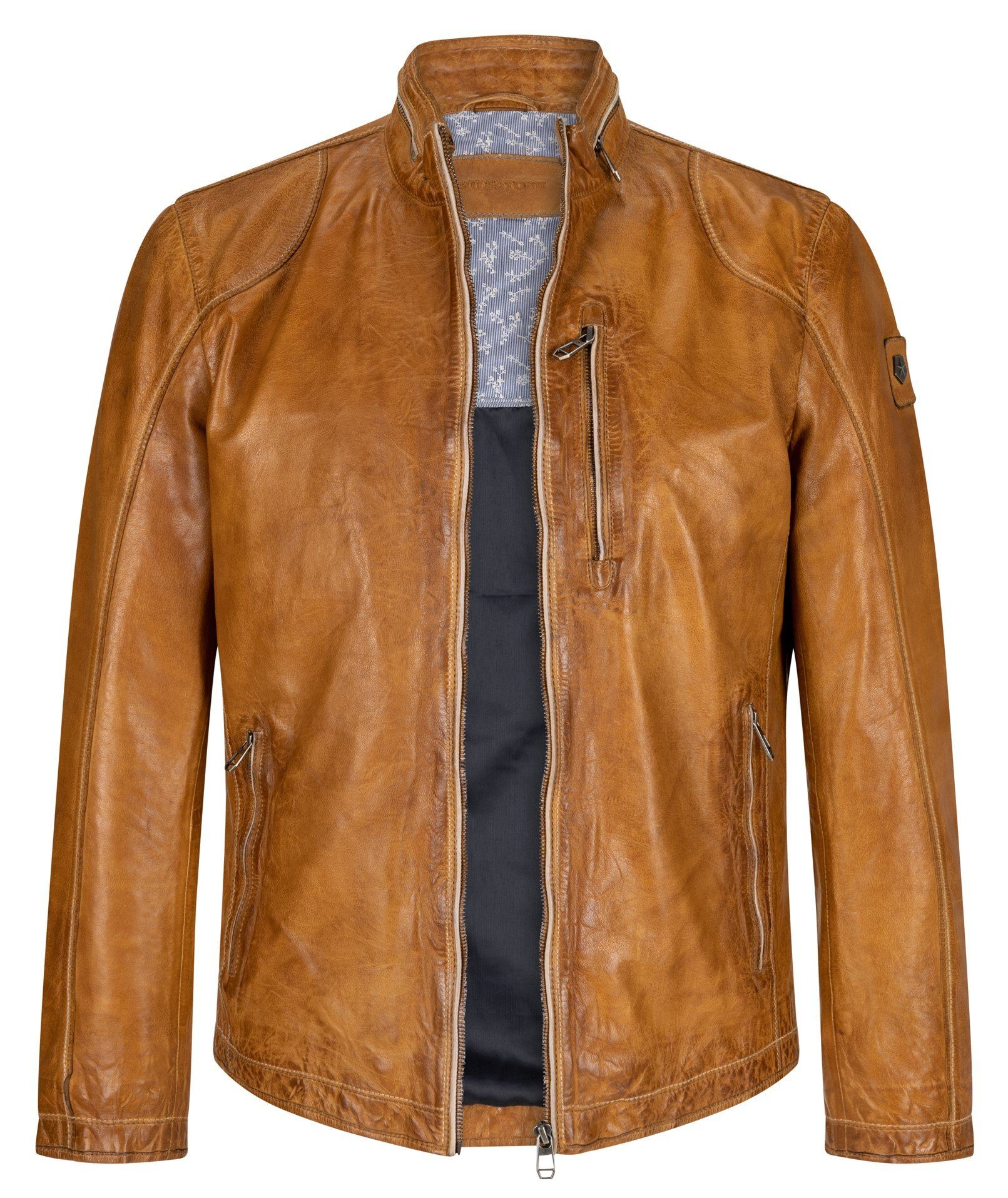 Milestone Lederjacke MS-Edward Herrenjacke aus softem günstig online kaufen