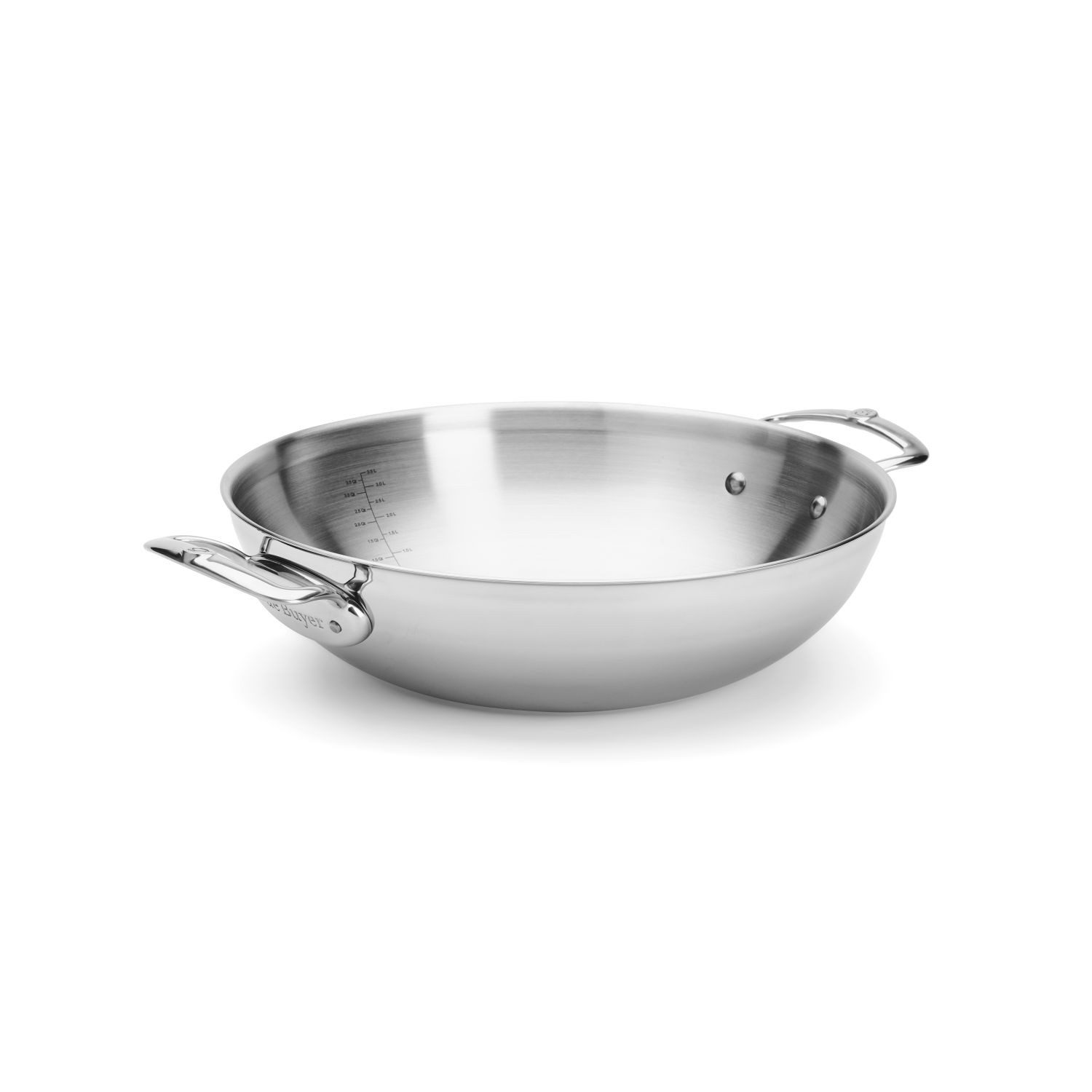 de Buyer Wok De Buyer ABGERUNDETER WOK MIT 2 GRIFFEN AFFINITY Ø32CM