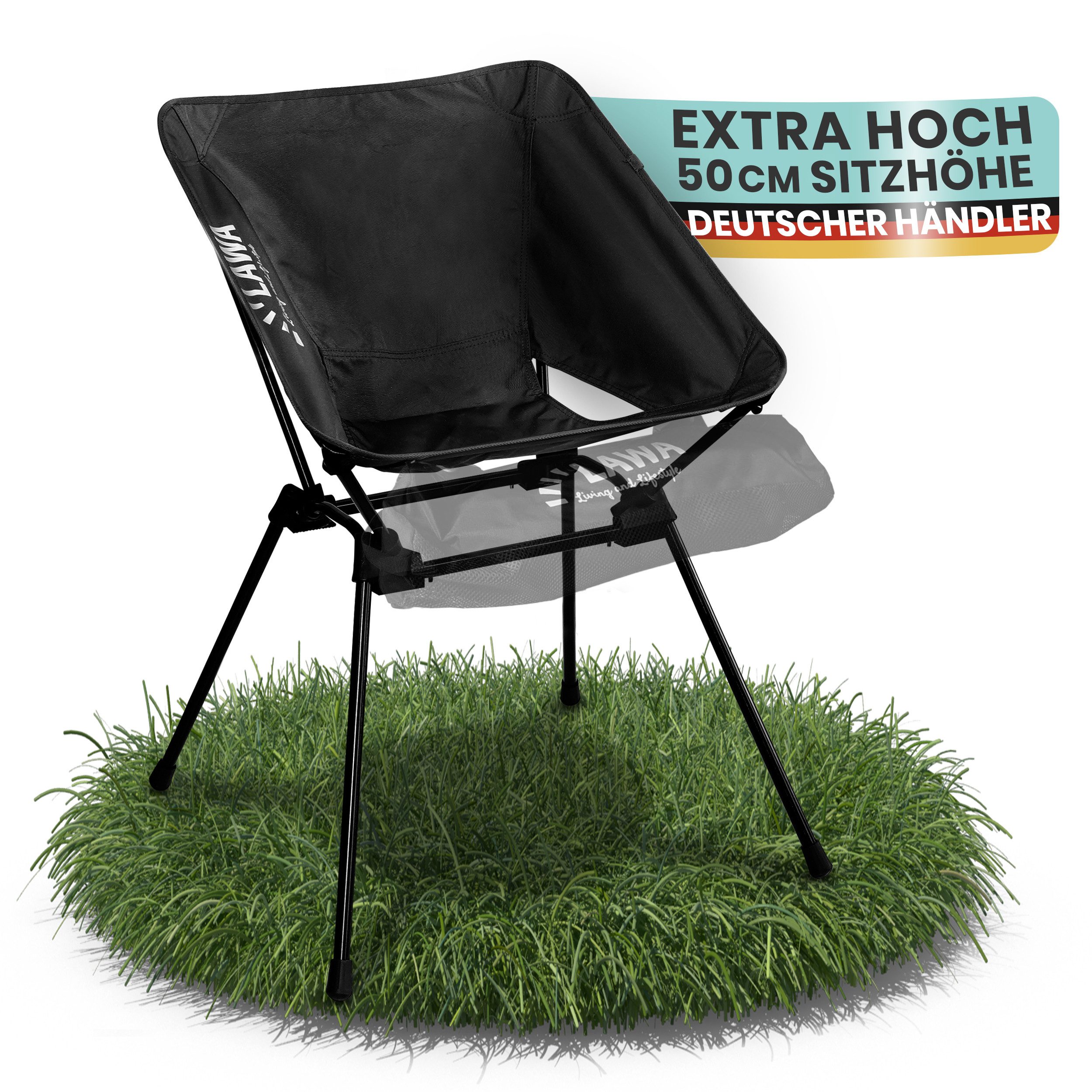 LAWA Living and Lifestyle Campingstuhl faltbar ultraleicht 1,35kg Aluminium günstig online kaufen