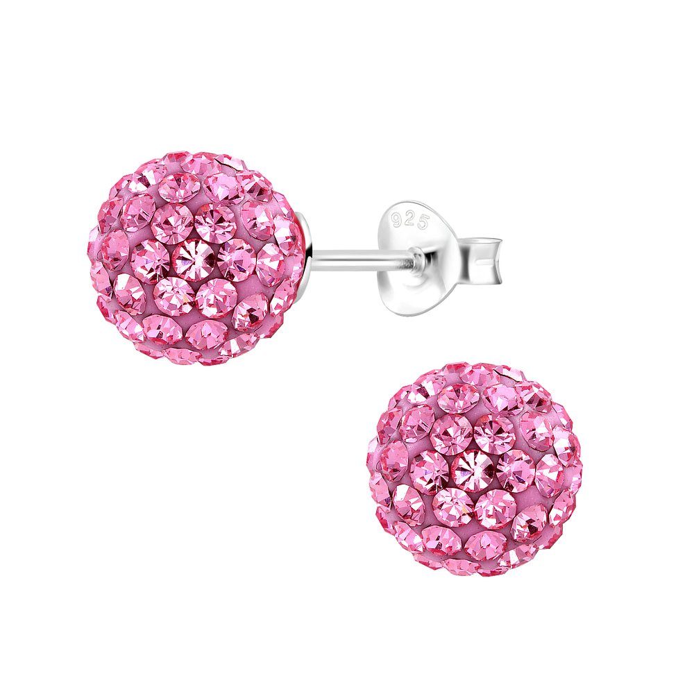 ALEXANDER YORK Ohrstecker-Set BALL KRISTALL, 3-tlg., 925 Sterling Silber – Bild 2 von 5