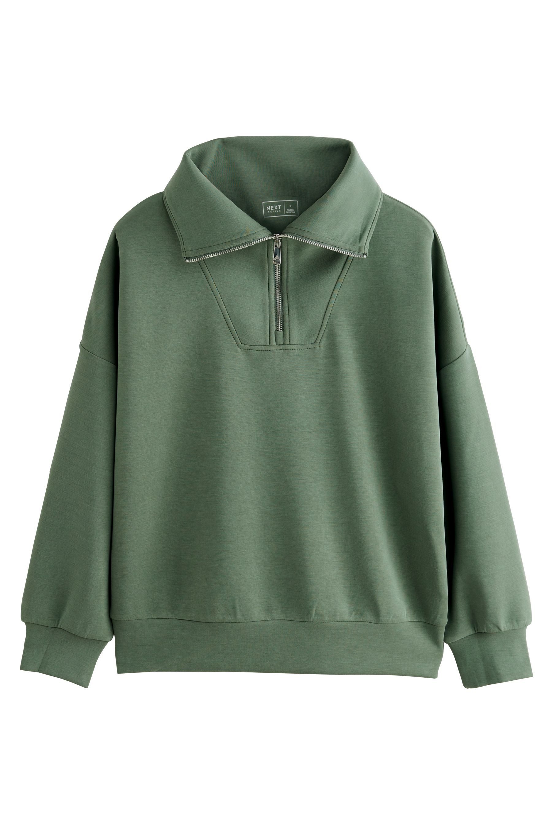 Next Sweater Active Sweatshirt mit viertellangem günstig online kaufen