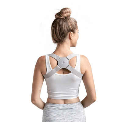 MAVURA Geradehalter mit Stützgürtel SIGMA - Der smarte elektronische Haltungskorrektur-Assistent Rückenhalter Rücken Stabilisator Rückenbandage Rückengürtel