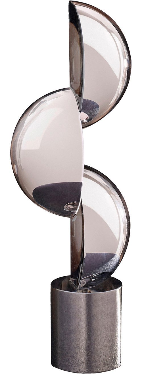 GILDE Skulptur Skulptur Harpo schwarz; weiß (1 St), Grafische Dekoskulptur Glasfigur modernes Designobjekt