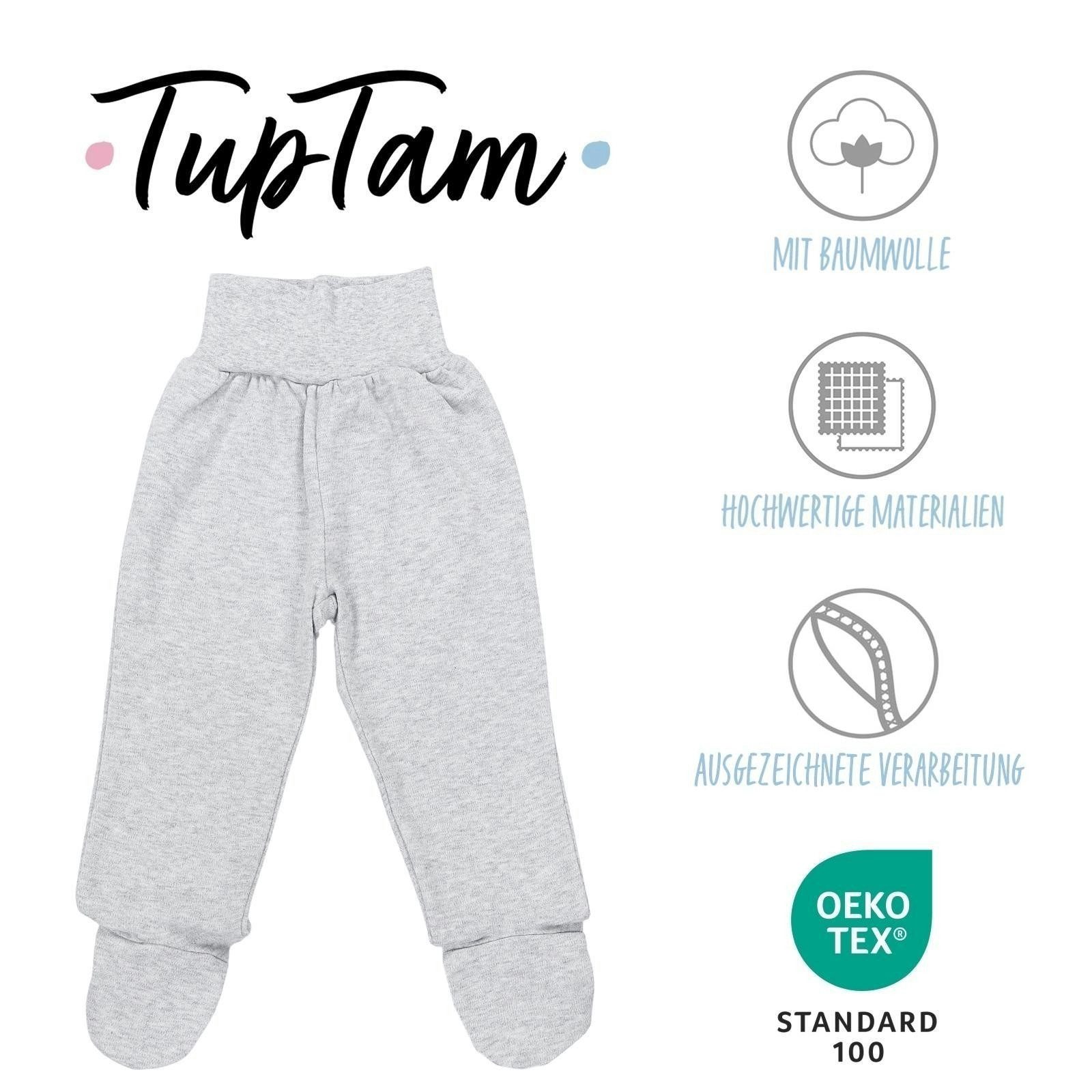 TupTam Strampler TupTam Baby Jungen Strampelhose mit Fuß 3er Pack – Bild 2 von 5