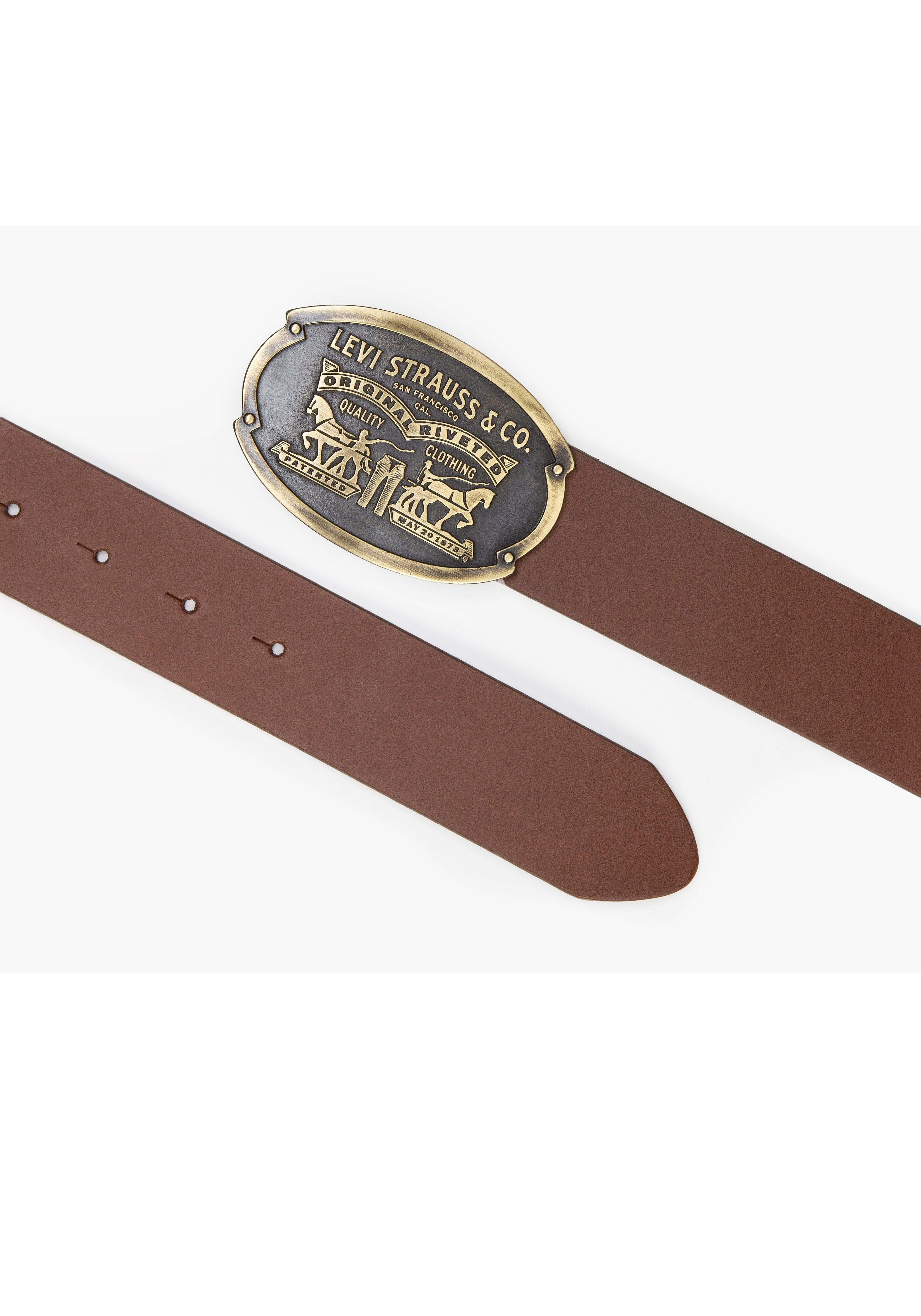 Levi's® Ledergürtel Billy Plaque Belt mit markanter Koppelschließe günstig online kaufen