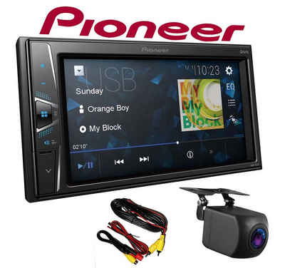 EHO Pioneer DMH-G120 2 DIN Touchscreen inklusive Rückfahrkamera USB AUX Autoradio