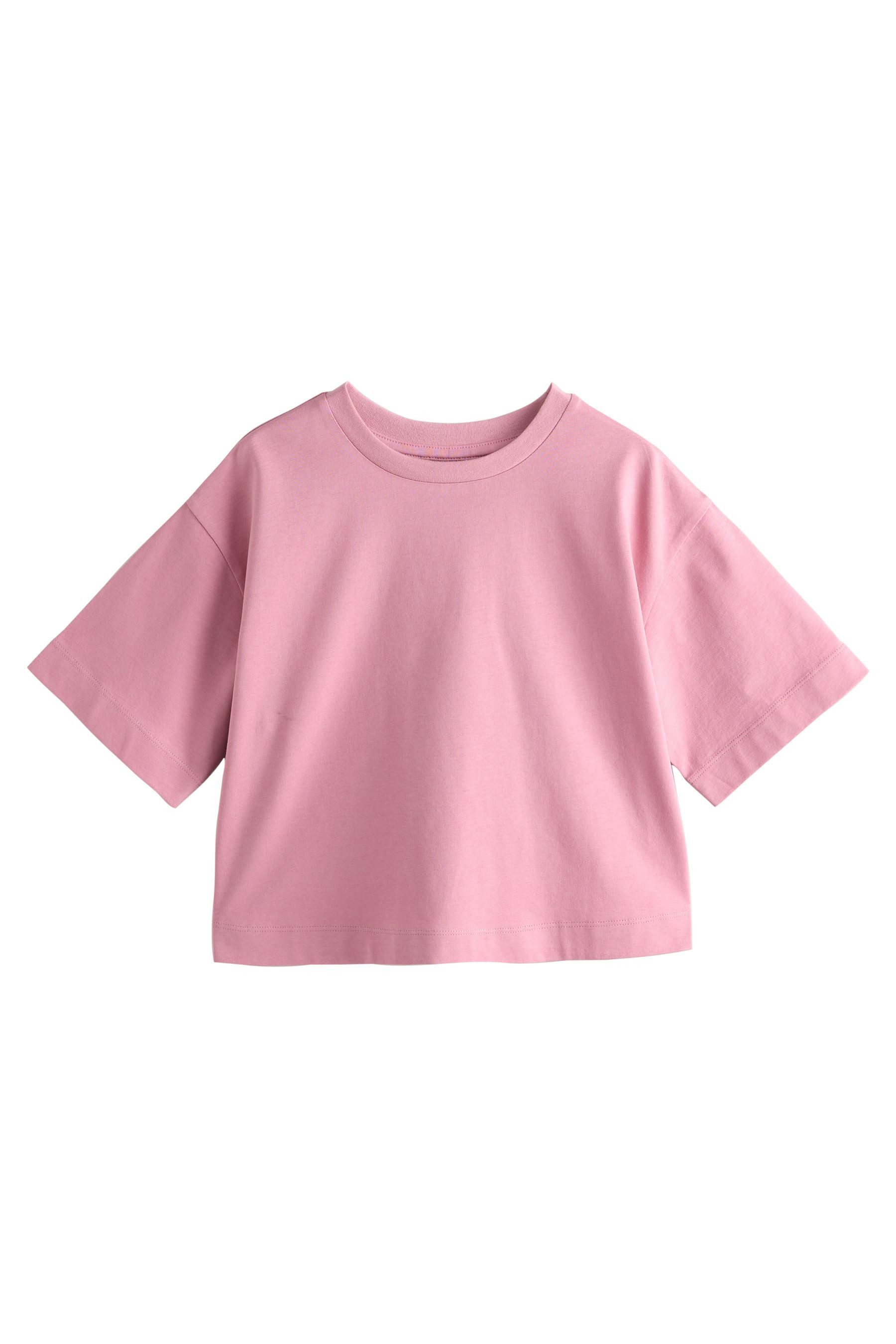 Next T-Shirt Kastiges Oversized Fit T-Shirt (1-tlg)
