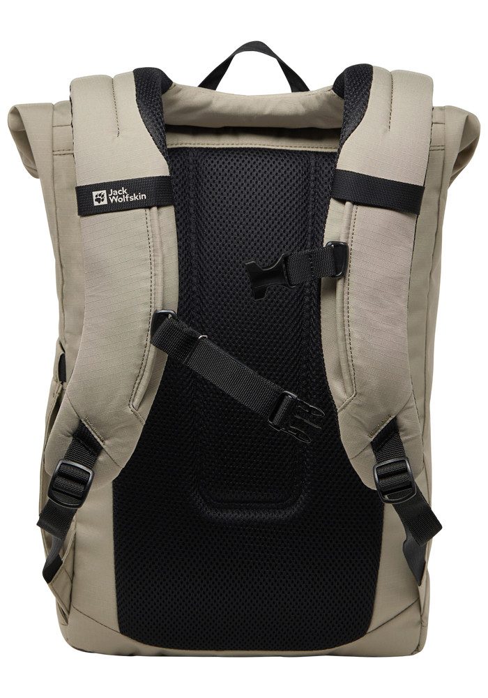 Jack Wolfskin Daypack ISLAND, Rolltop-Rucksack, Laptopfach, wetterbeständig