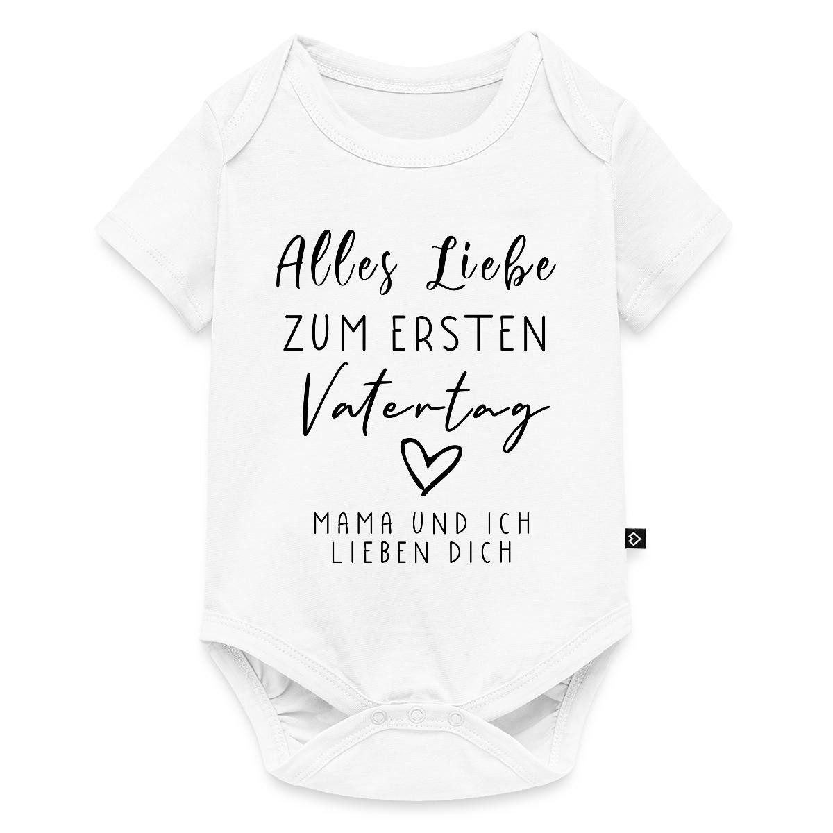 Kurzarmbody Alles Liebe Zum Ersten Vatertag Geschenk für Papa Kurzarm Tages Baby B