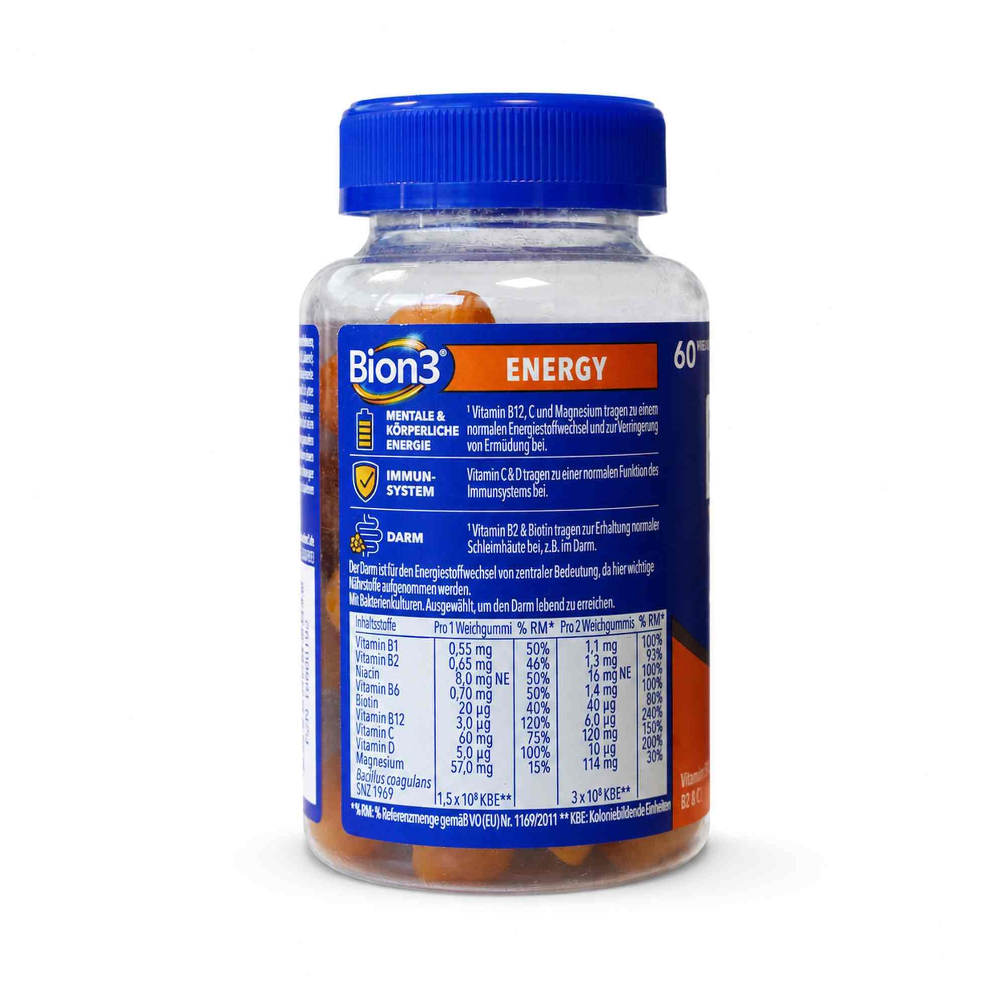 WICK BION3 Energy Weichgummis Weichgummis