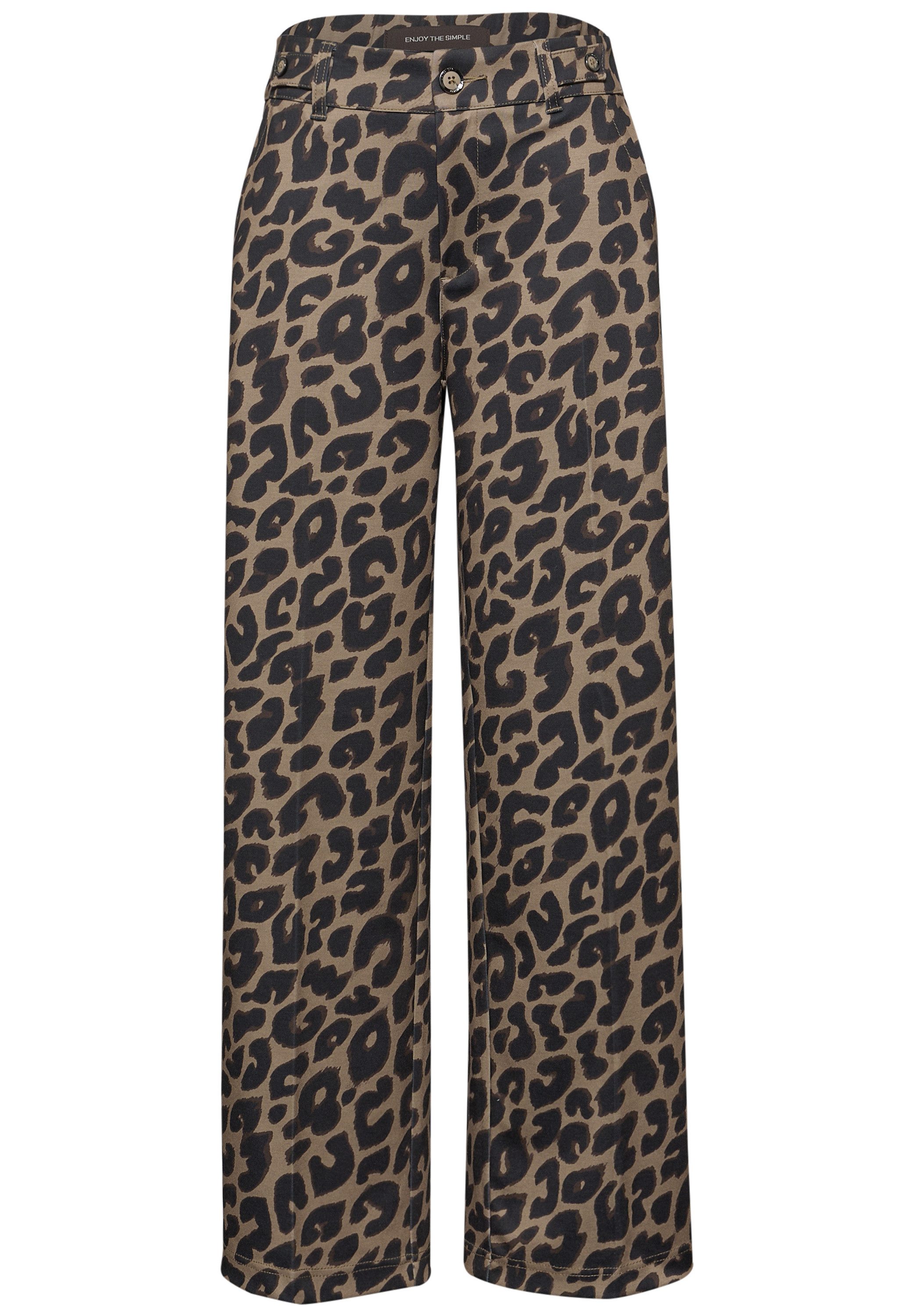 STREET ONE Stoffhose High Waist