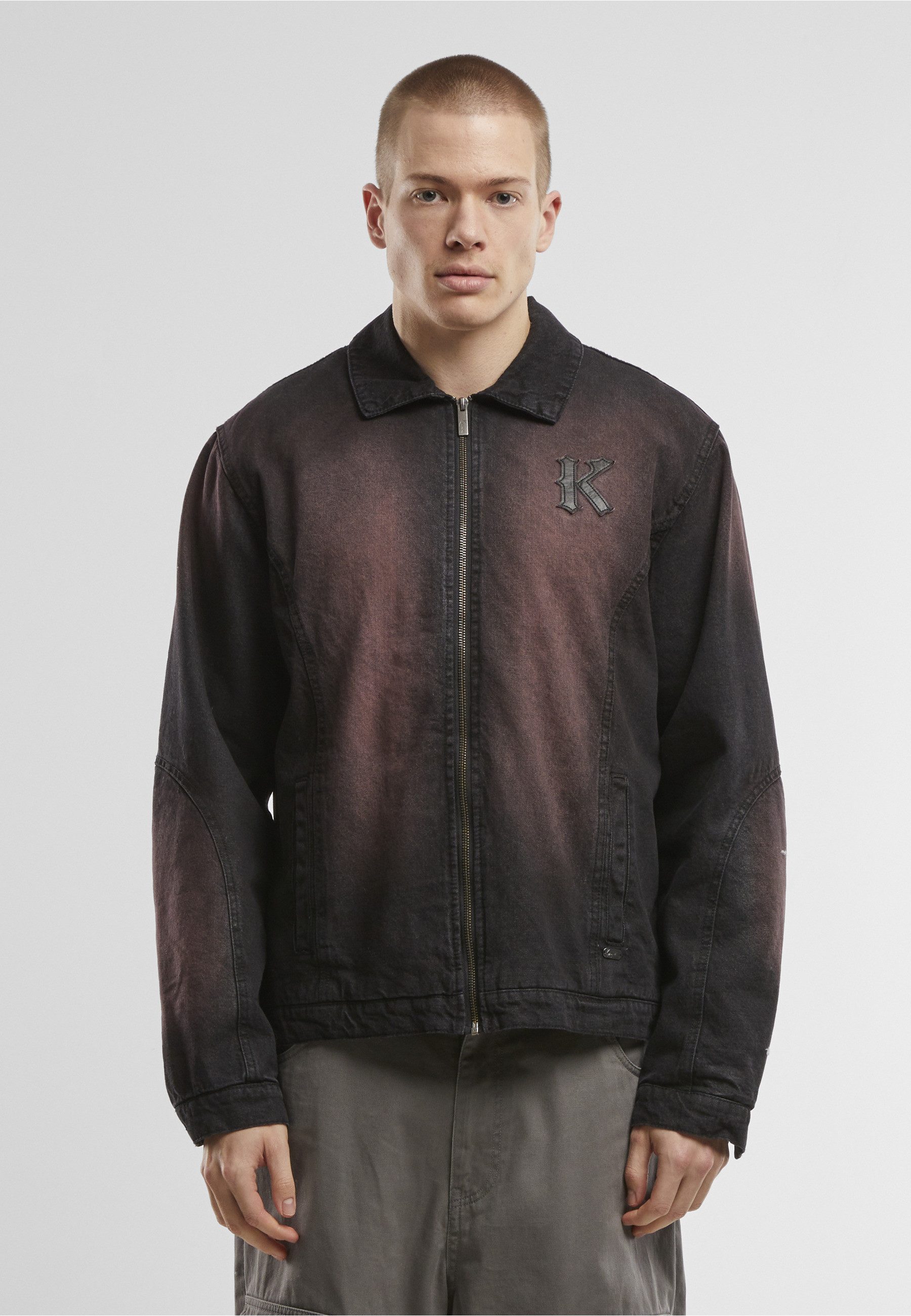 Karl Kani Allwetterjacke Karl Kani KK Patch Color Spray Denim Jacket (1-St)